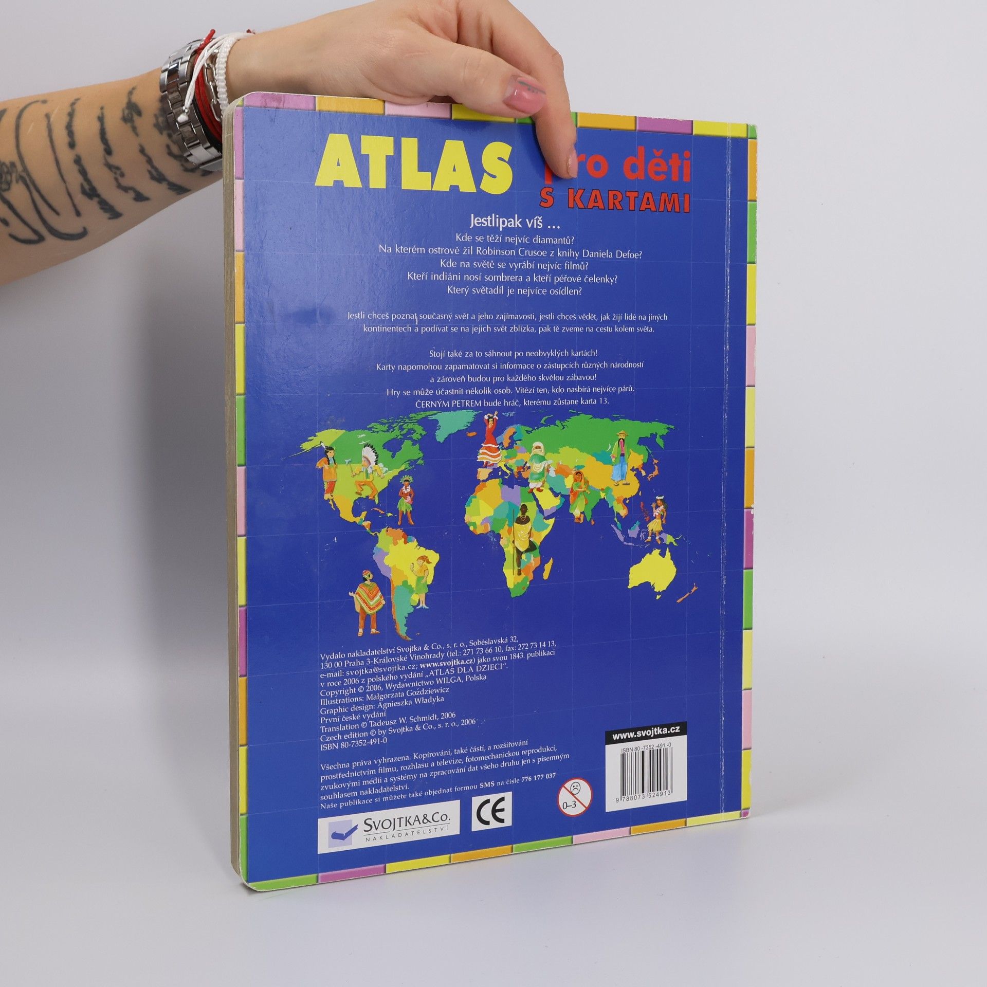 Malgorzata Gozdziewicz Atlas pro děti: S kartami