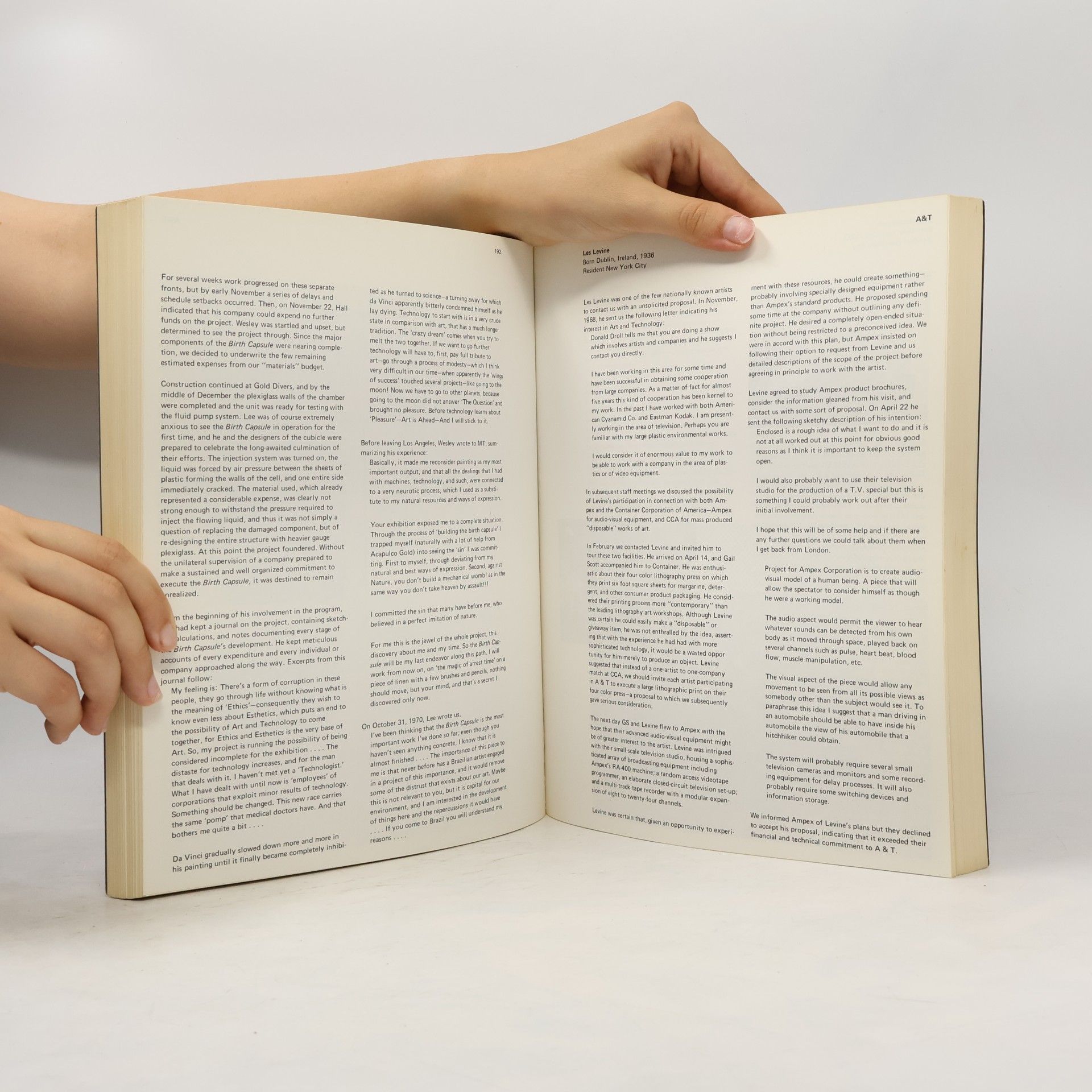 Maurice Tuchman A Report on the Art and Technology Program of the Los Angeles County Museum of Art 1967-1971