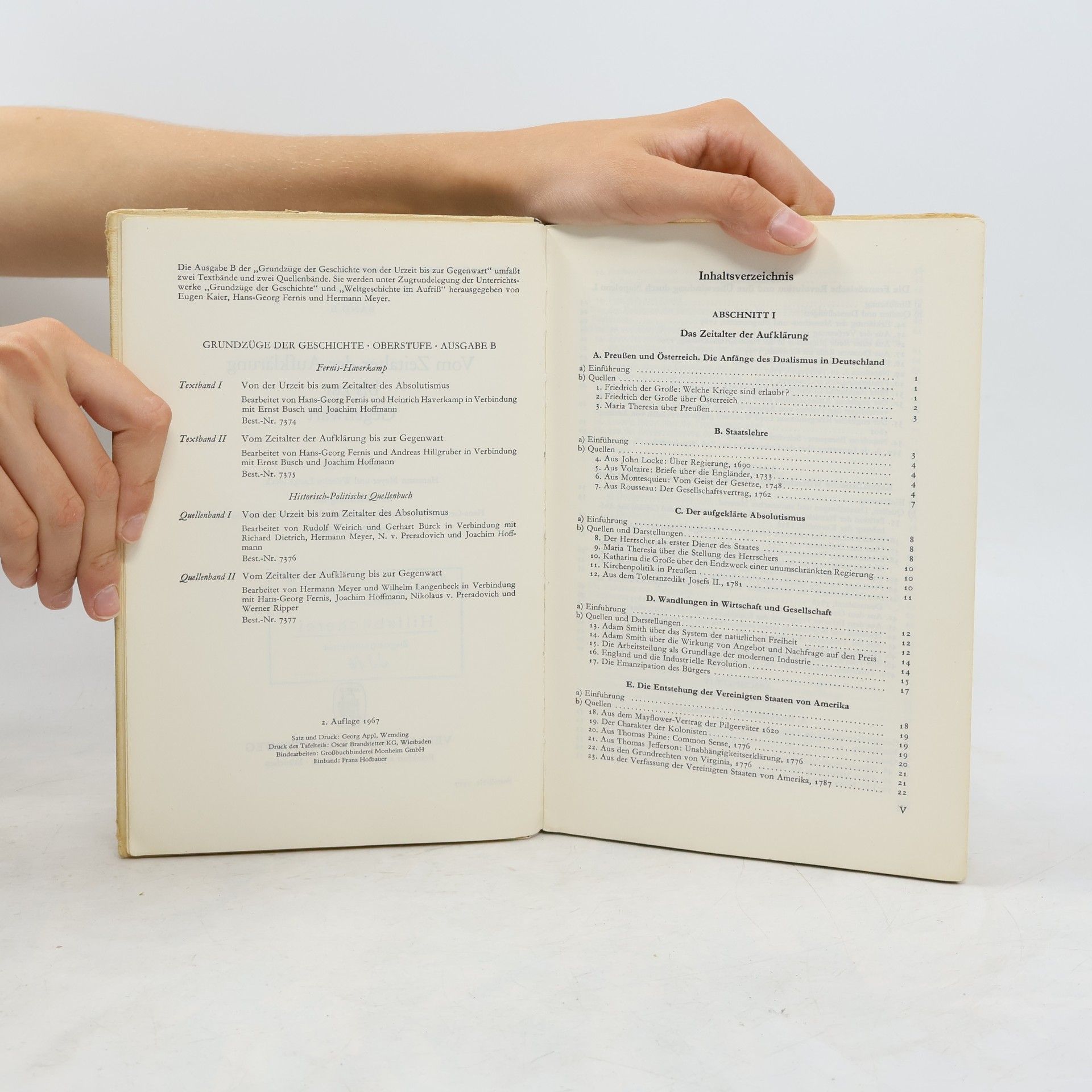 Autorenkollektiv Grundzüge der Geschichte Quellenband II