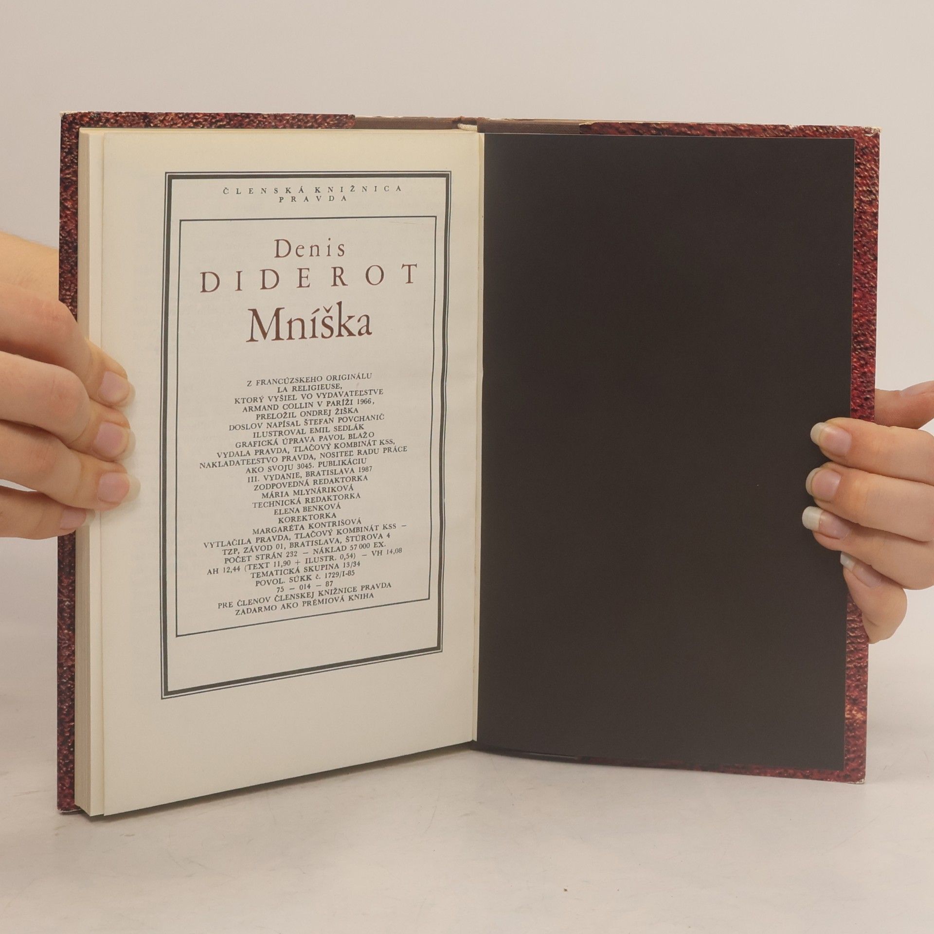 Denis Diderot Mníška