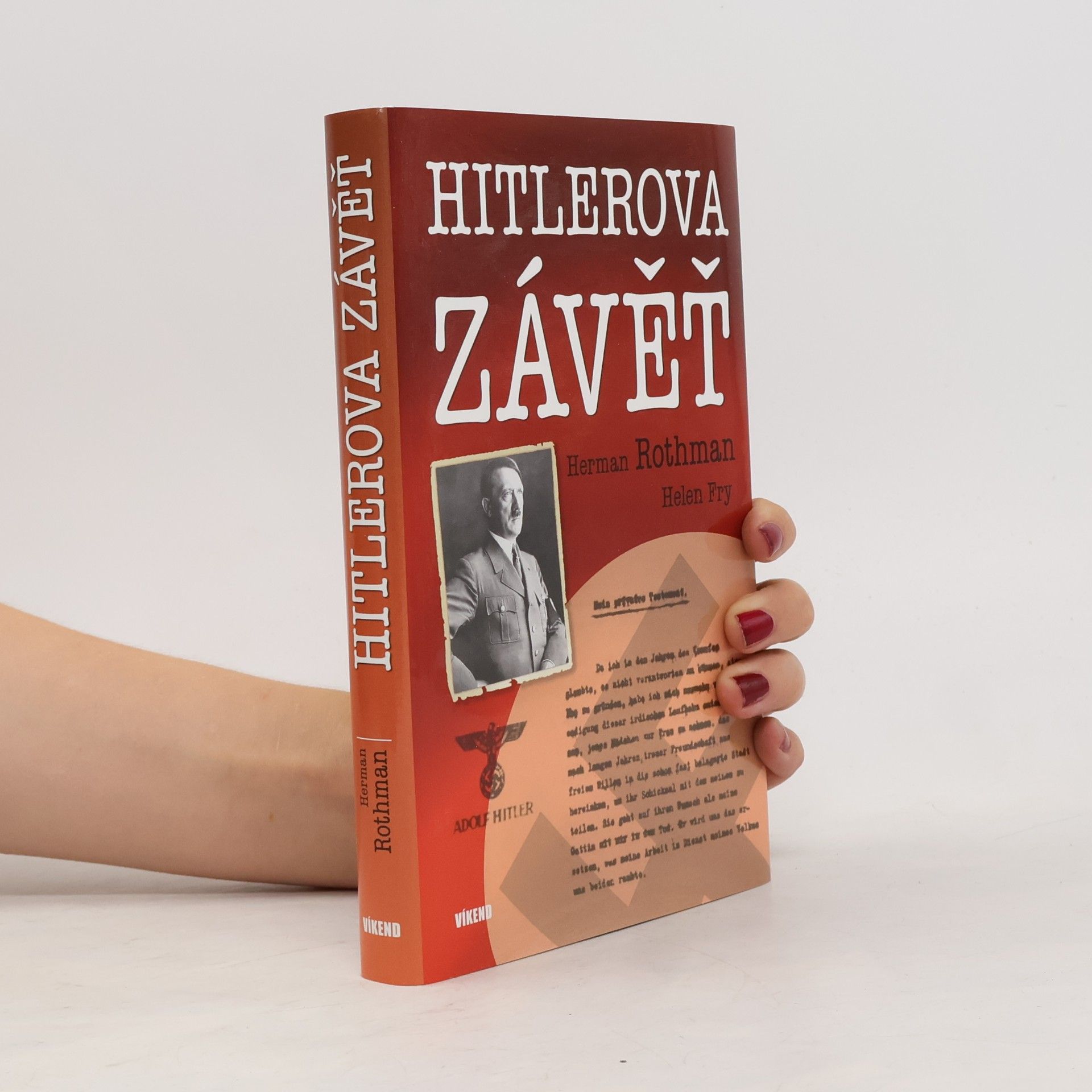 Herman Rothman Hitlerova závěť