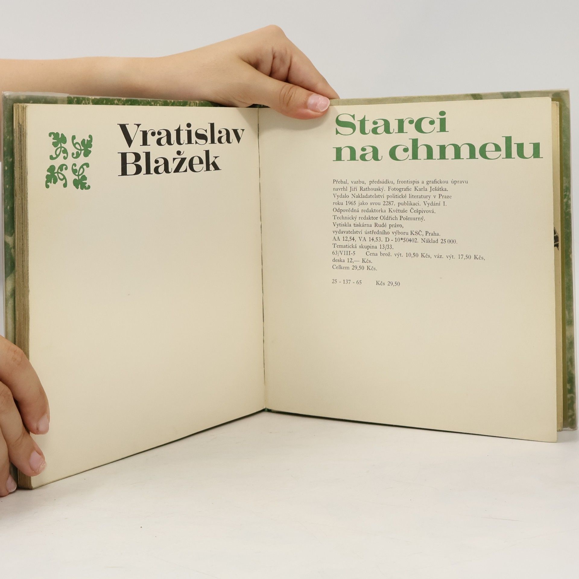 Vratislav Blažek Starci na chmelu