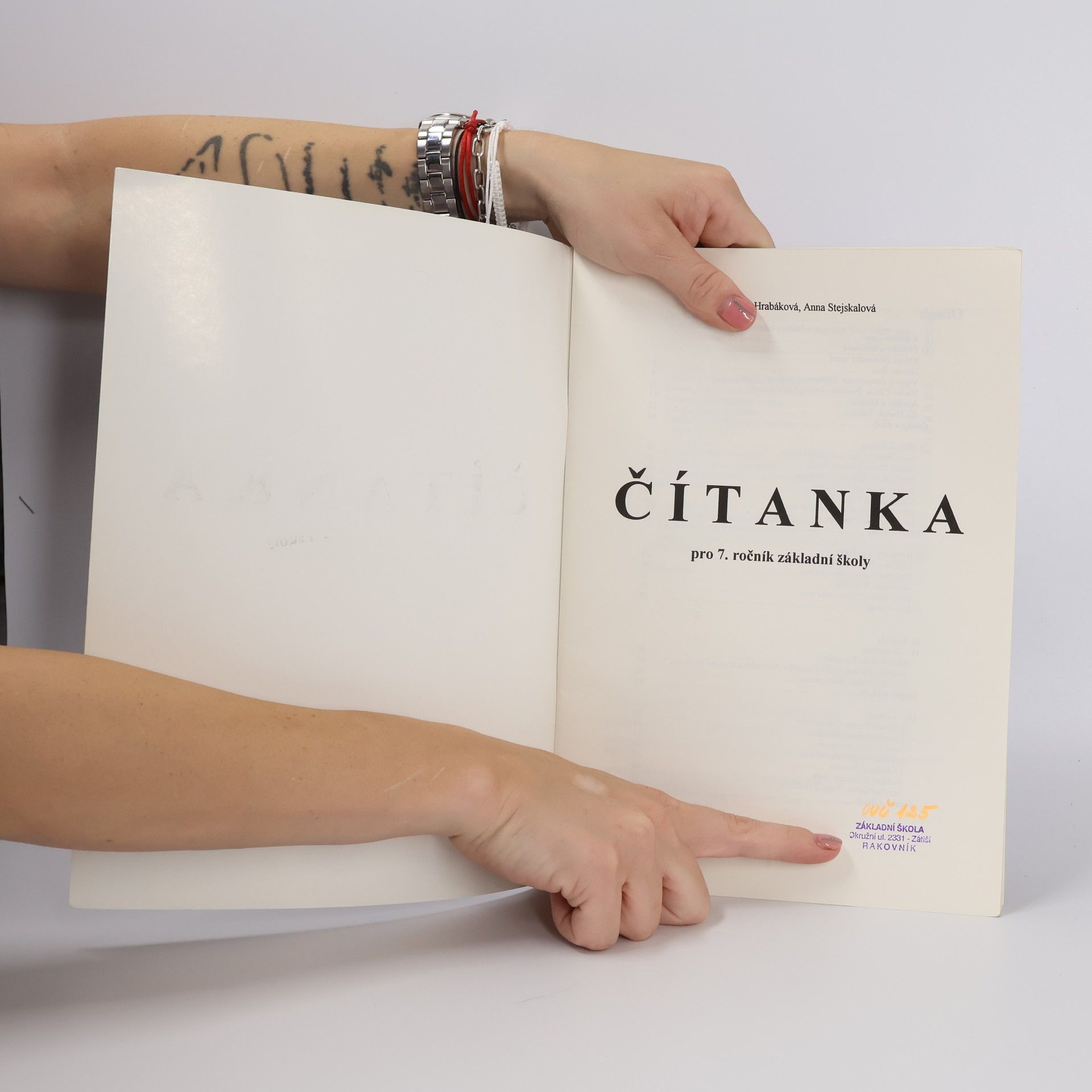 Jaroslava Hrabáková Čítanka pro 7. ročník základní školy
