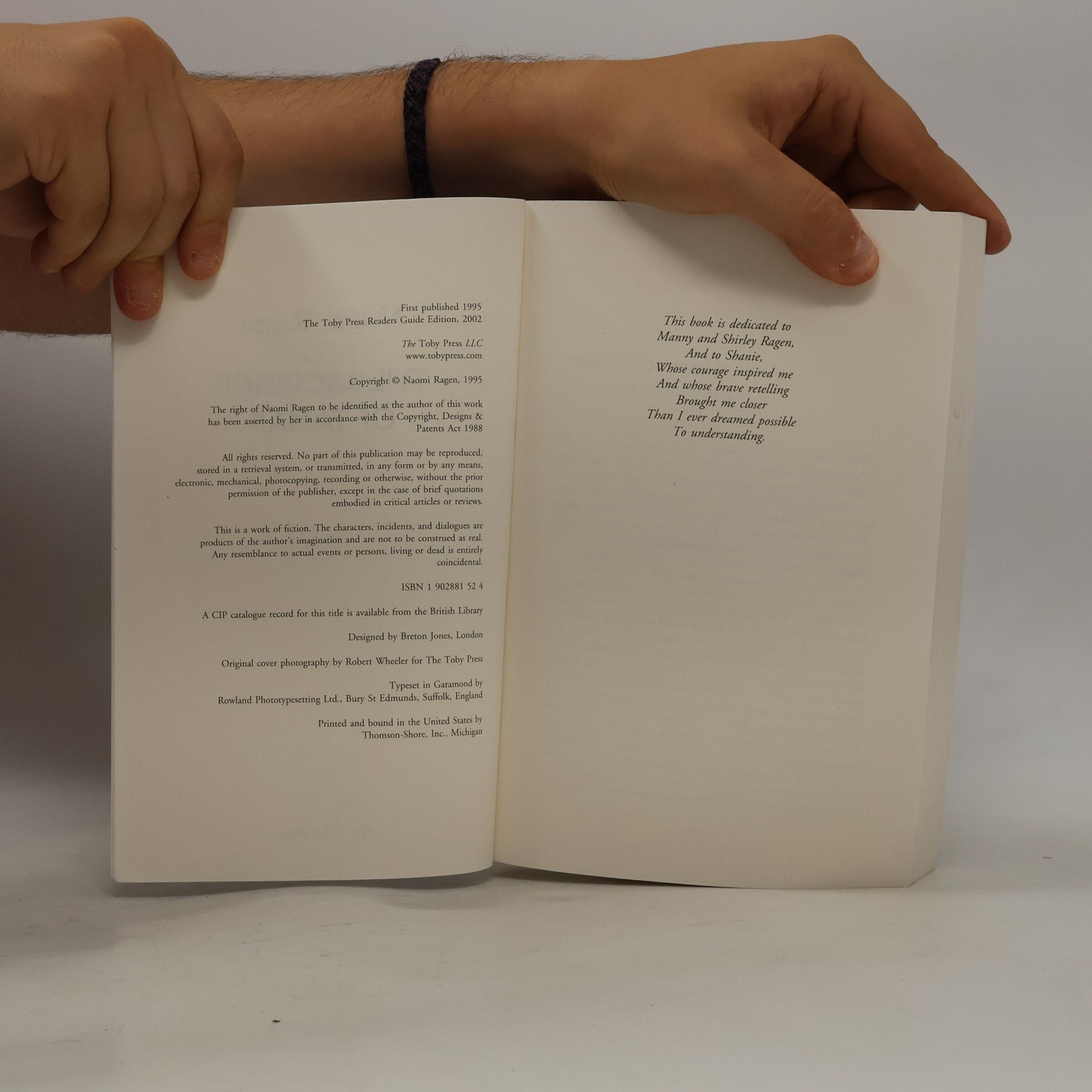 Naomi Ragen The Sacrifice of Tamar