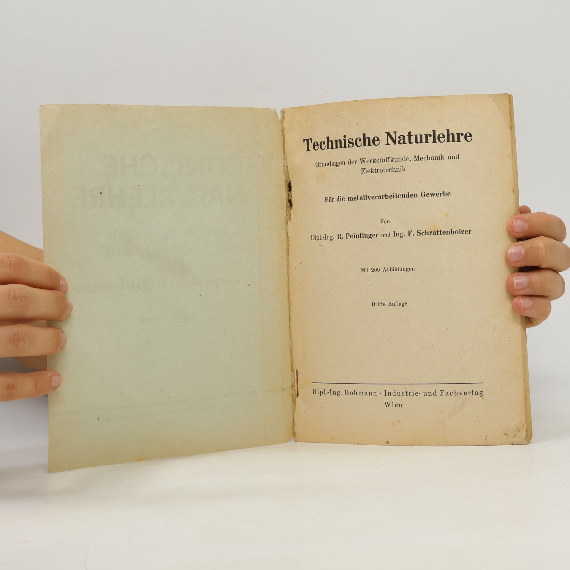 Rudolf Peintinger Technische Naturlehre