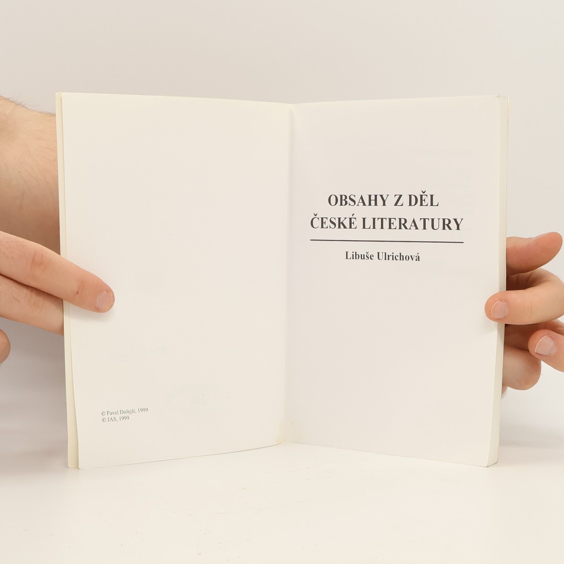 Libuše Ulrichová Obsahy z děl české literatury