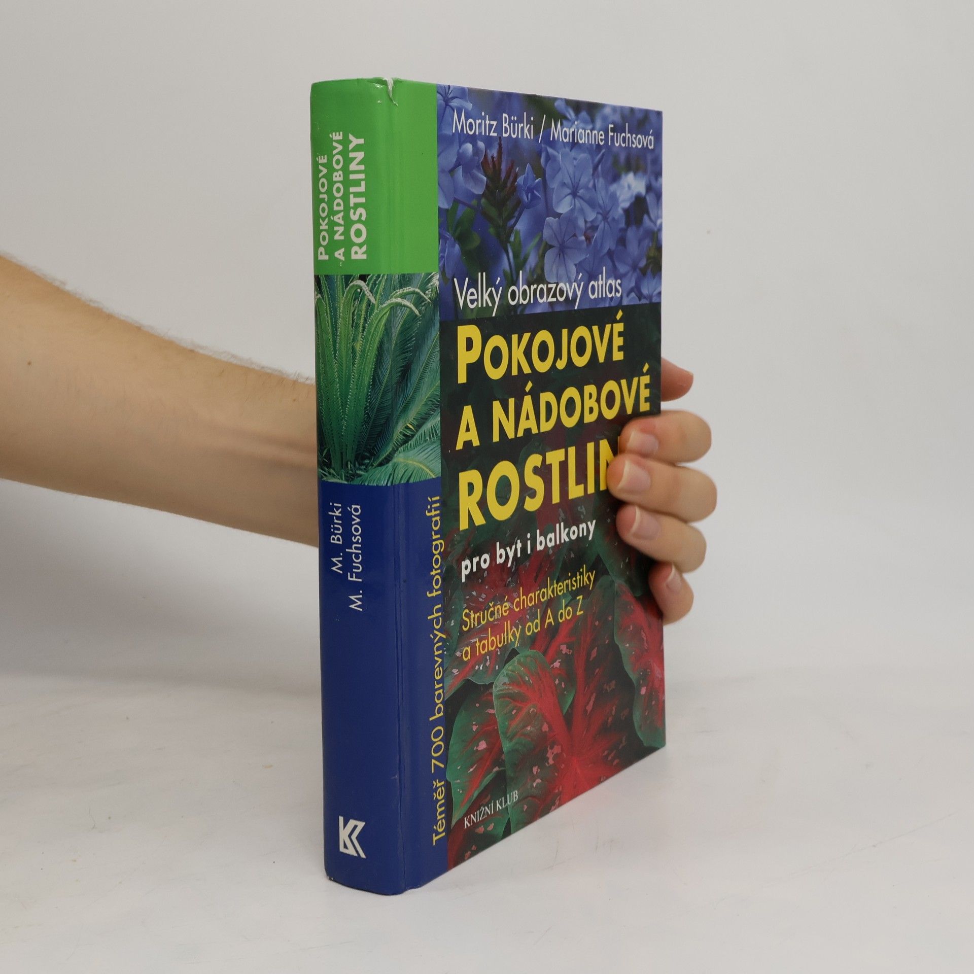 Moritz Bürki Pokojové a nádobové rostliny pro byt i balkony : velký obrazový atlas