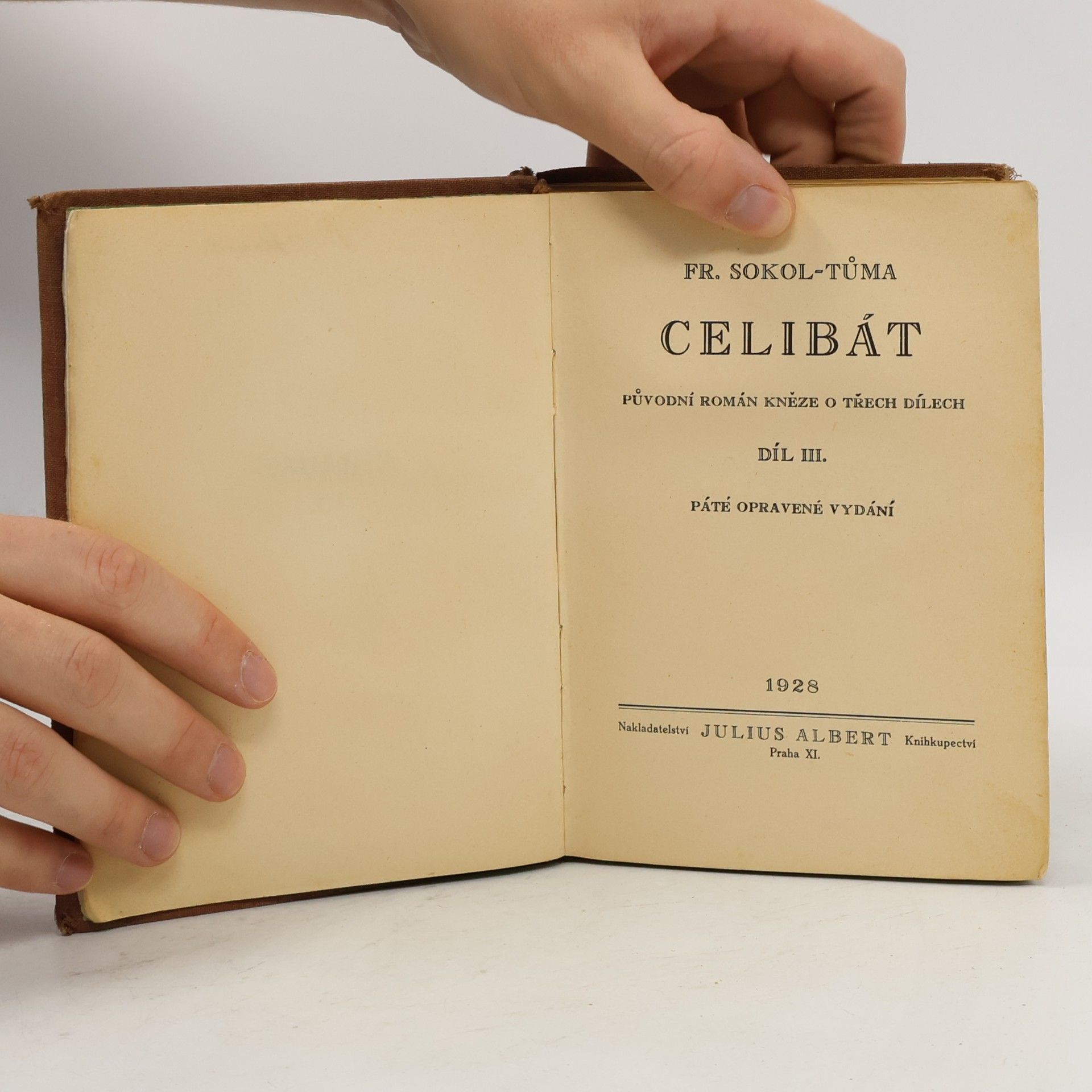 František Sokol Tůma Celibát III
