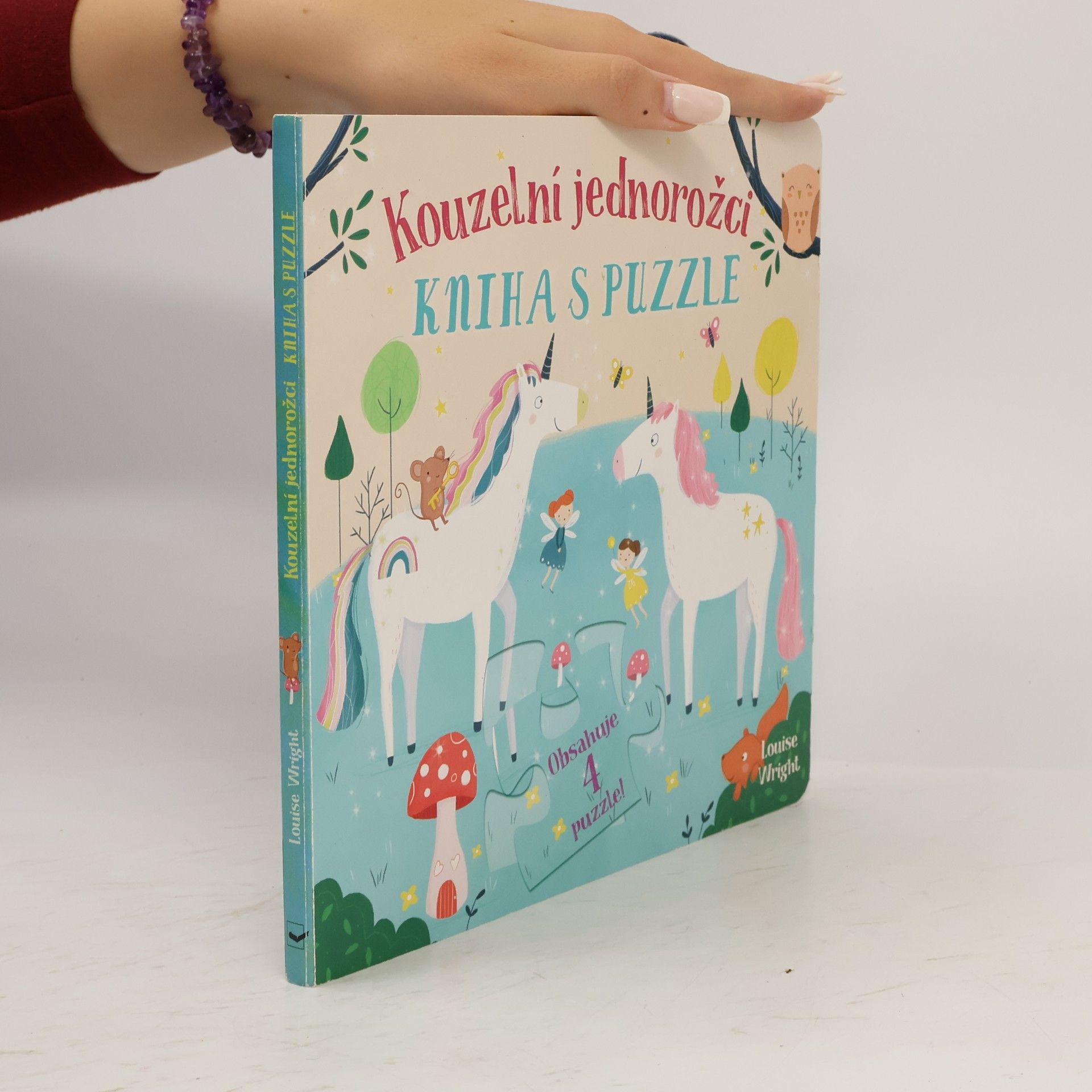 Louise Wright Kouzelní jednorožci - Kniha s puzzle