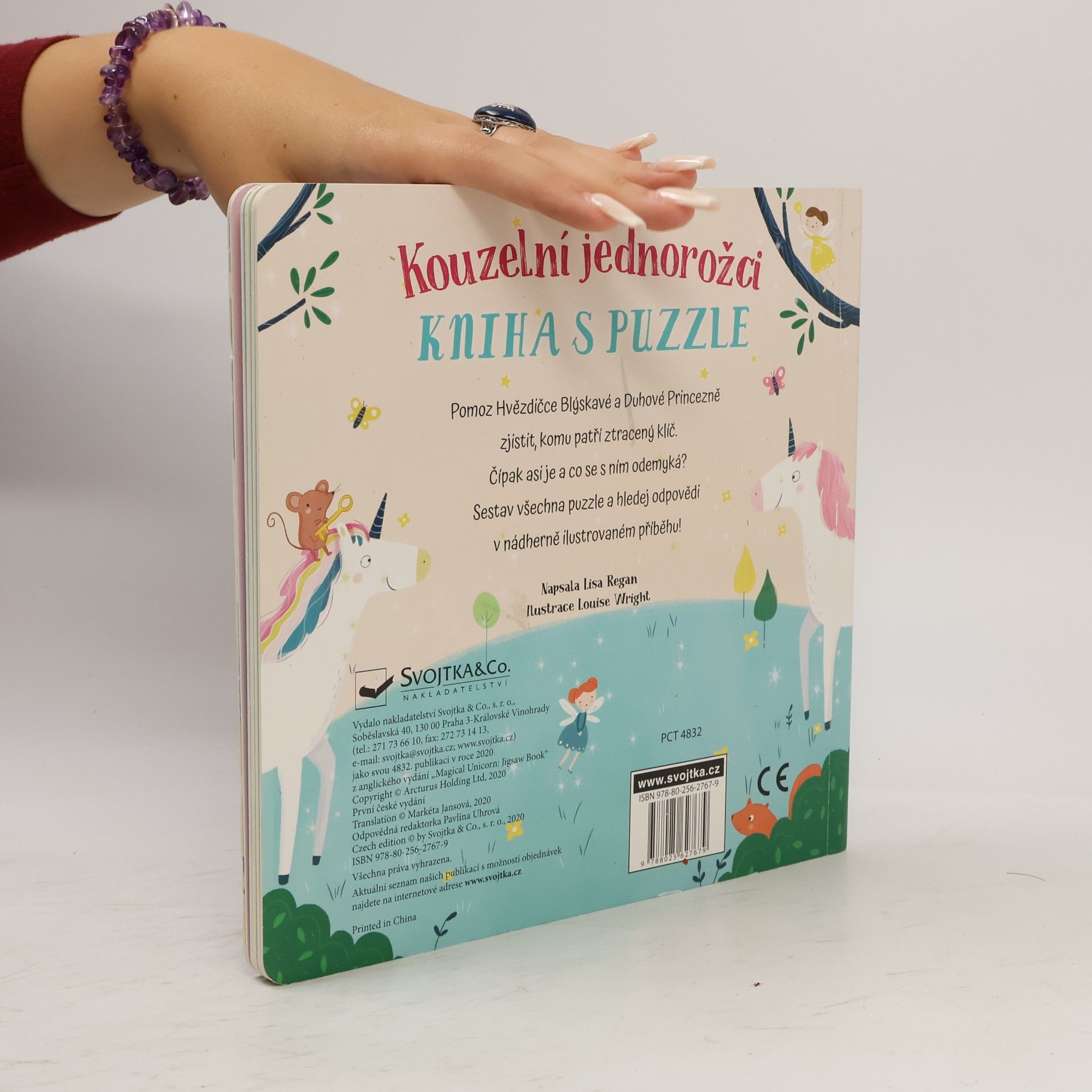 Louise Wright Kouzelní jednorožci - Kniha s puzzle
