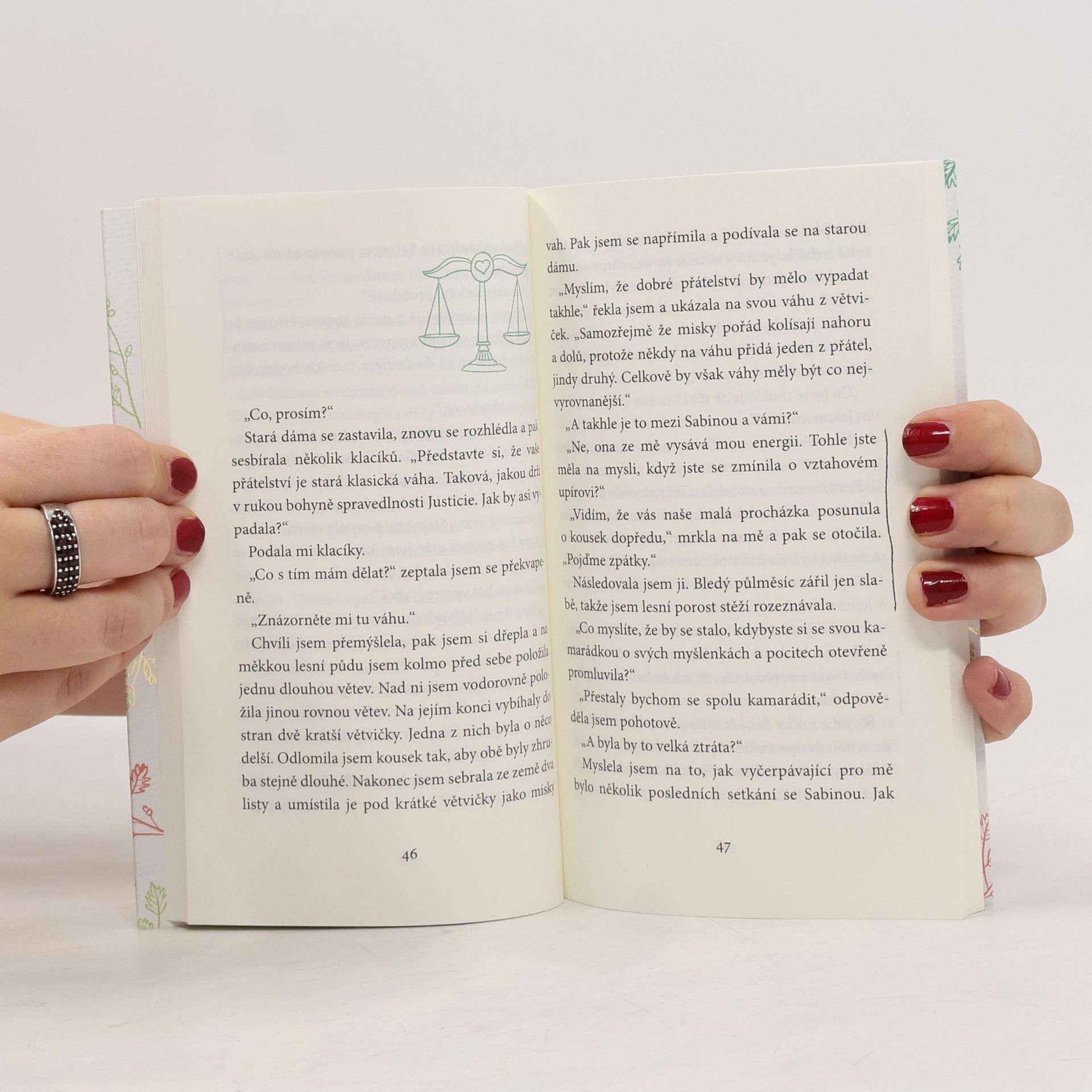 Tessa Randau Les, čtyři otázky, život a já : o jednom setkání, které všechno změnilo