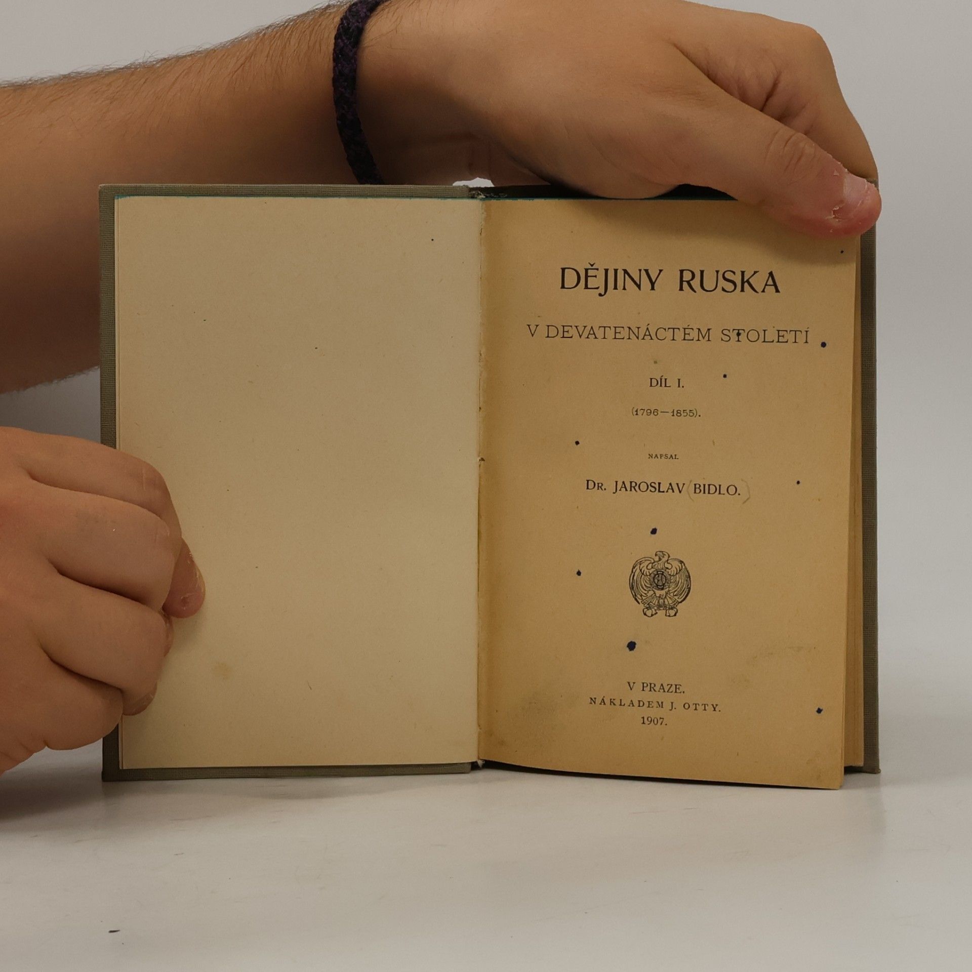 Jaroslav Bidlo Dějiny Ruska v devatenáctém století. Díl I, (1796-1855)