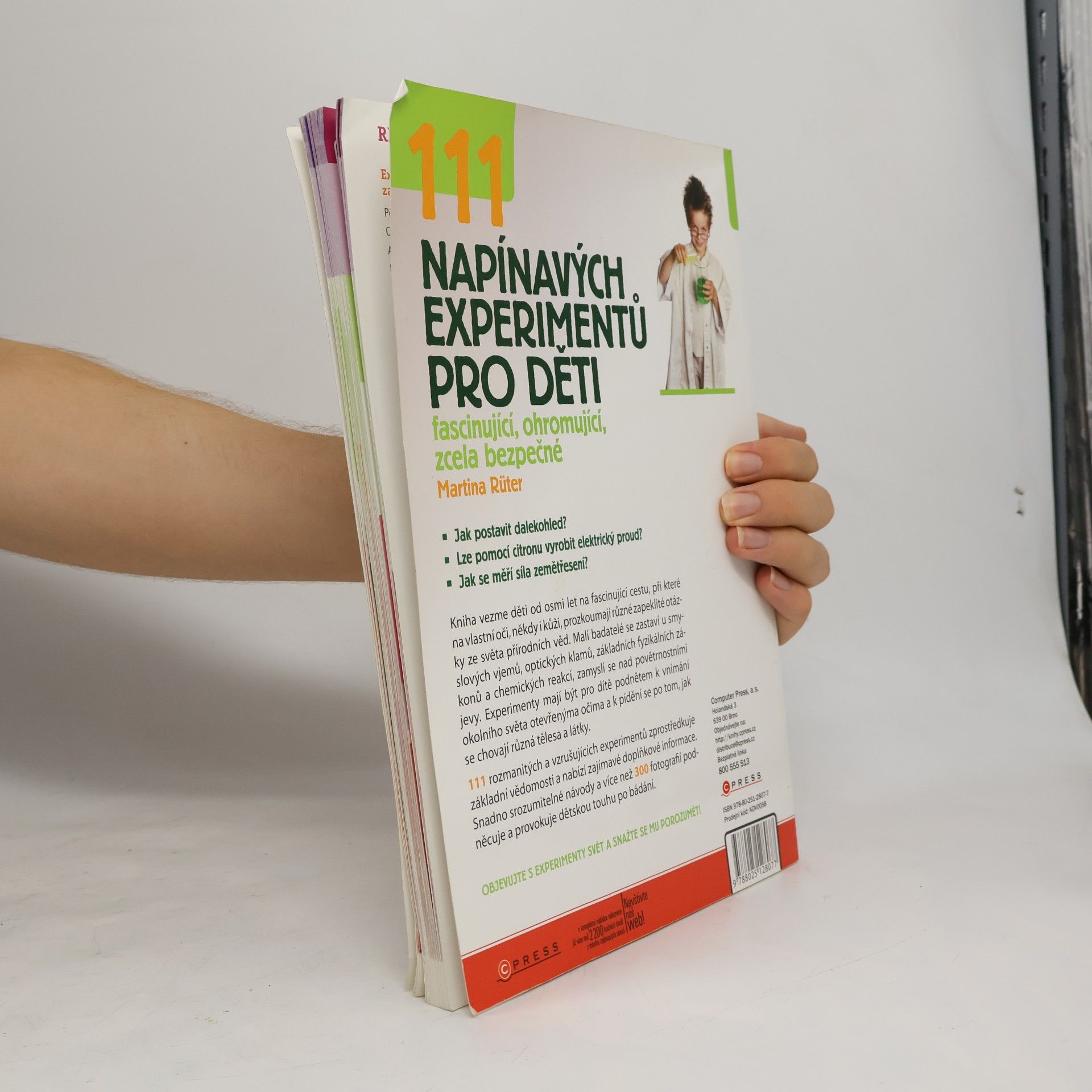 Martina Rüter 111 napínavých experimentů pro děti: Fascinující, ohromující, zcela bezpečné