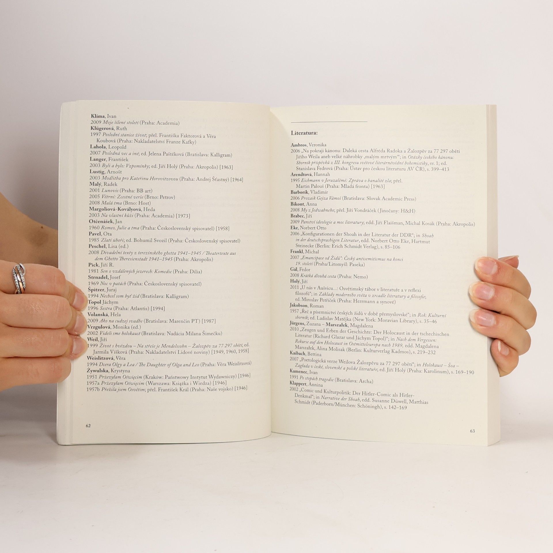 Jiří Holý Šoa v české literatuře a v kulturní paměti