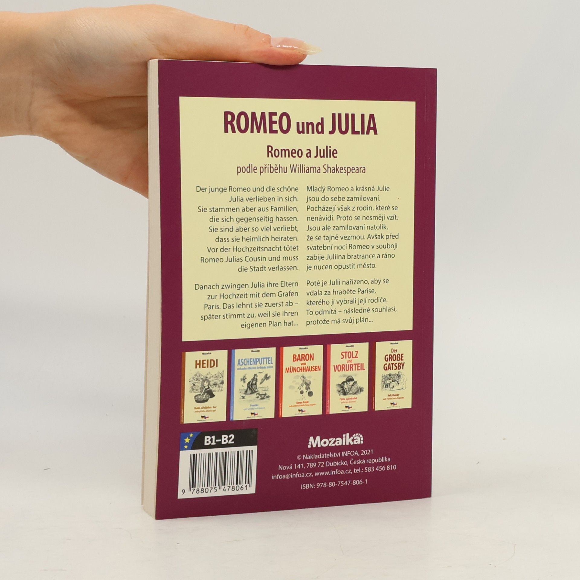 William Shakespeare Romeo und Julia. Romeo a Julie
