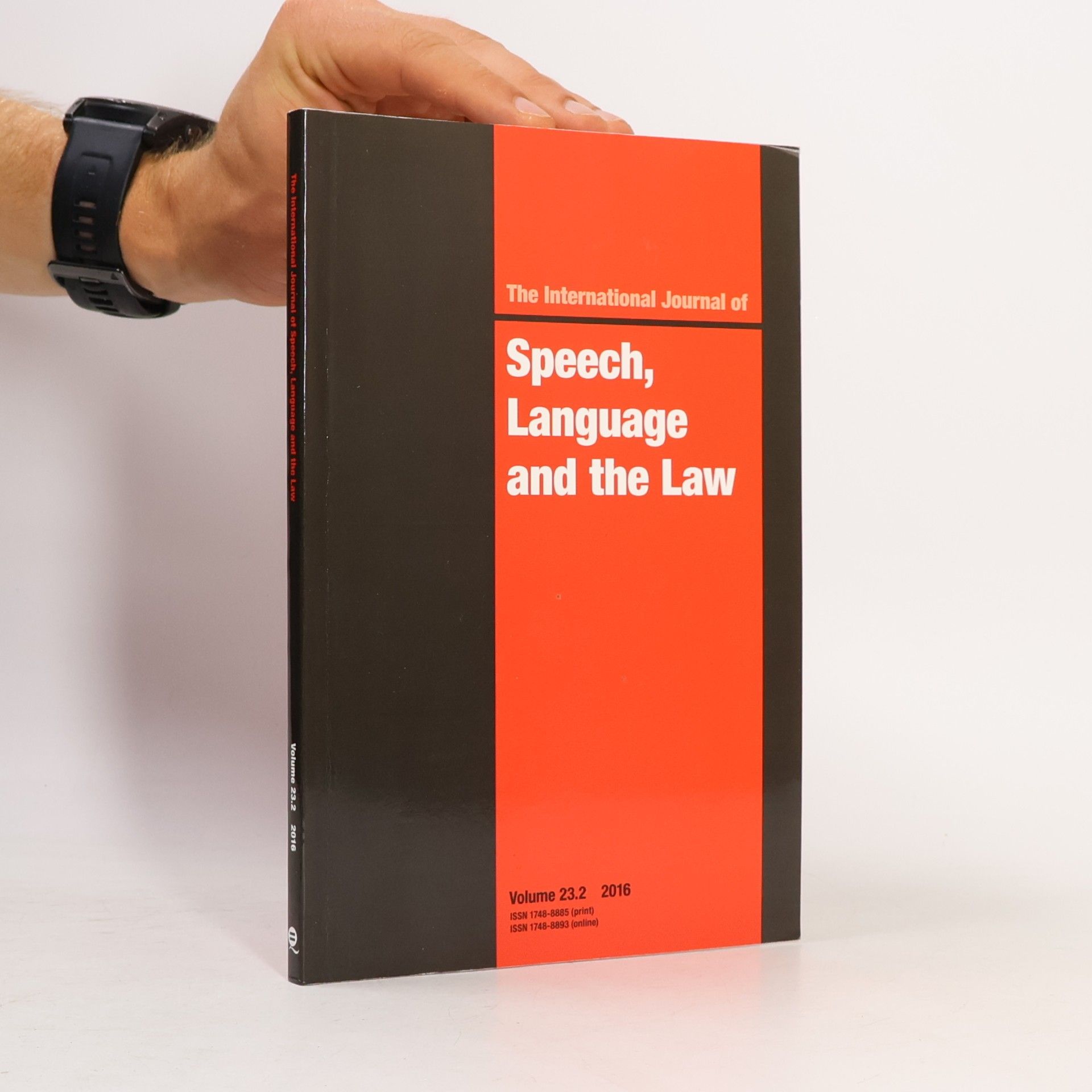 Kolektív autorov The International Journal of Speech, Language and the Law 23.2/2016