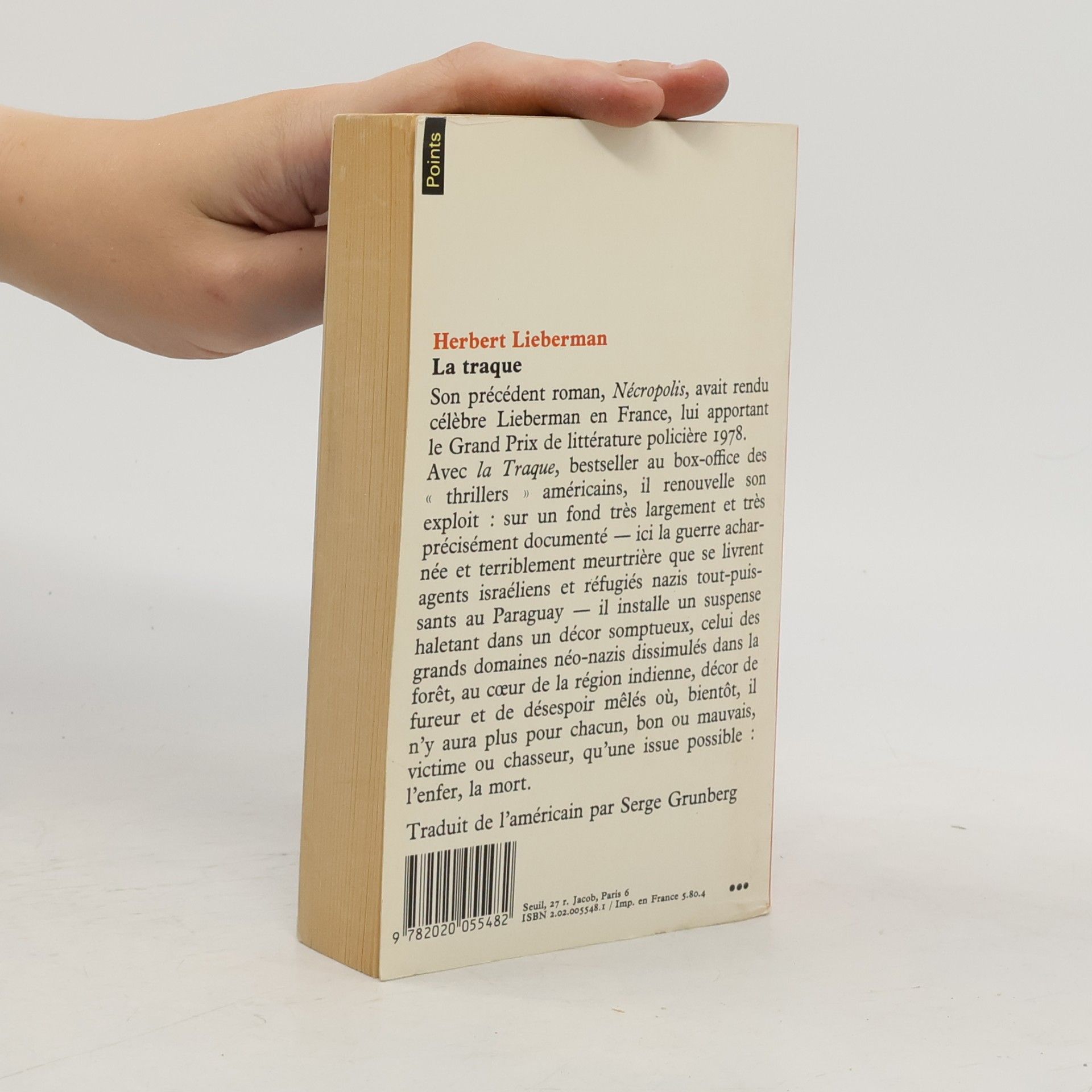 Herbert Lieberman La traque - Texte intégral