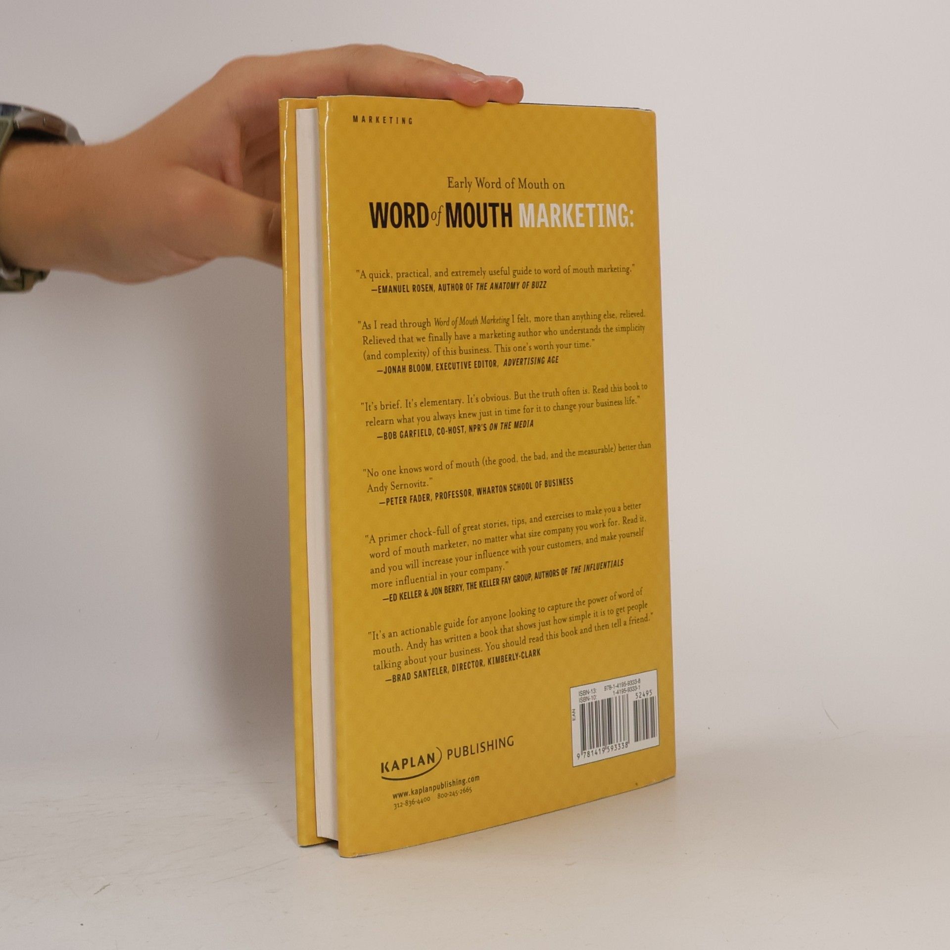 Andy Sernovitz Word of mouth marketing : how smart companies get people talking