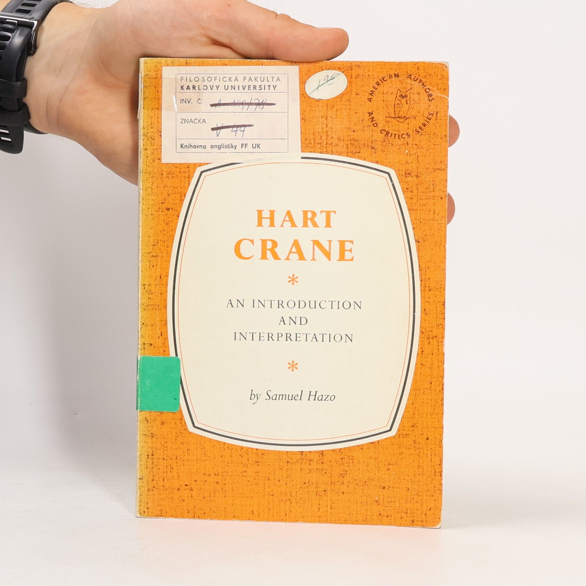 Samuel Hazo Hart Crane