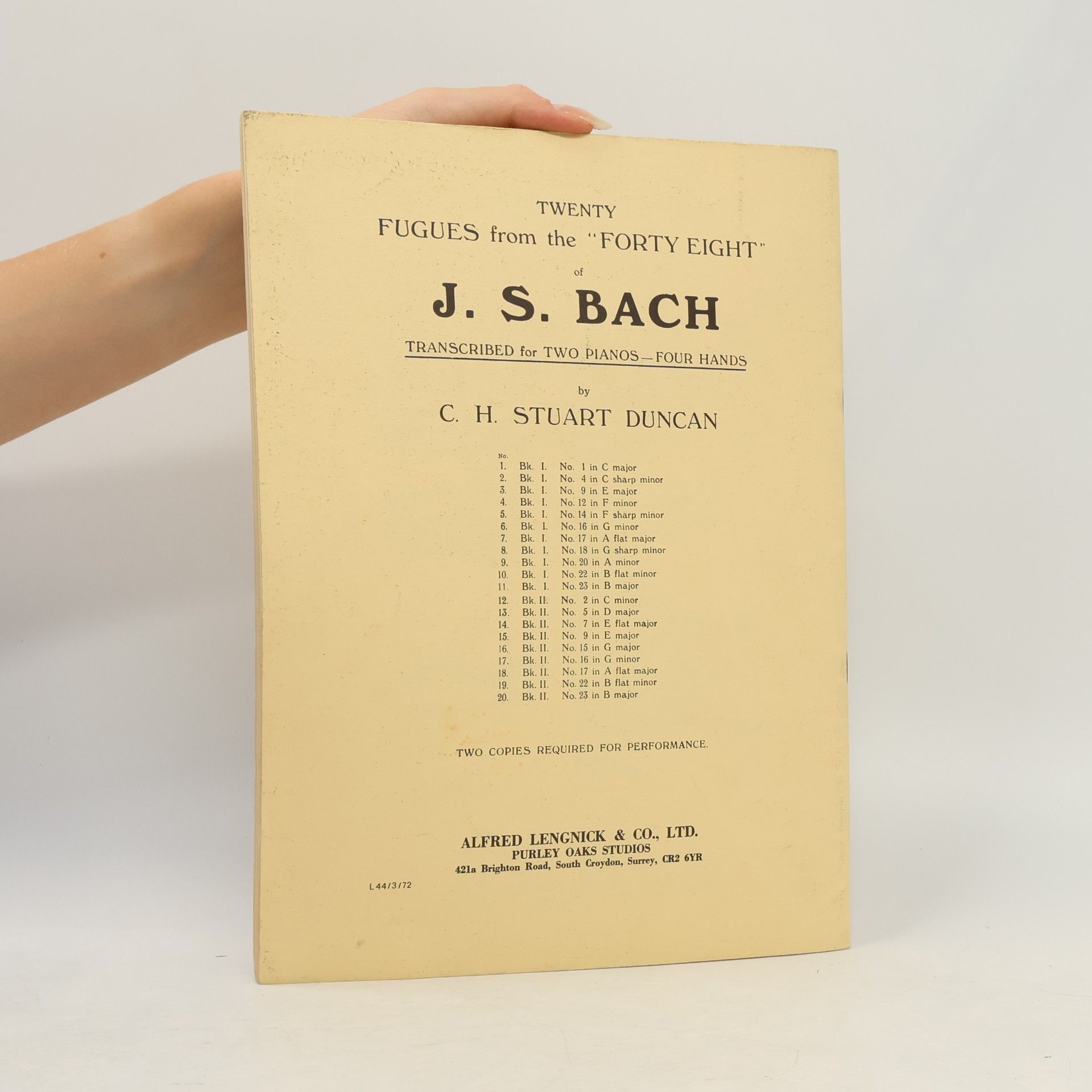Johannes Brahms Pianoforte Works