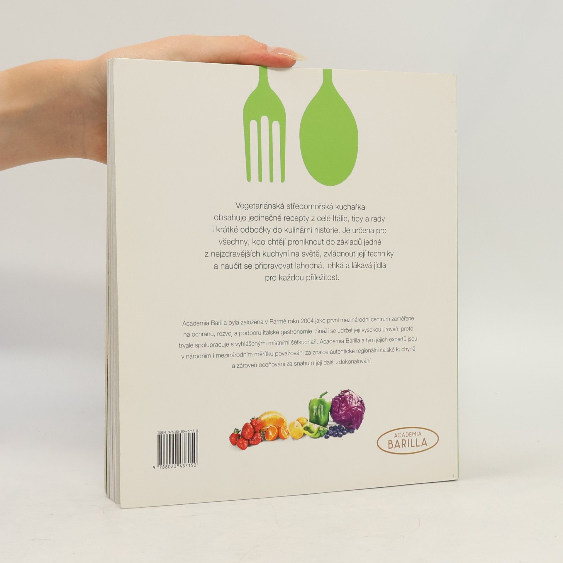 Lorena Carrara Vegetariánská středomořská kuchařka