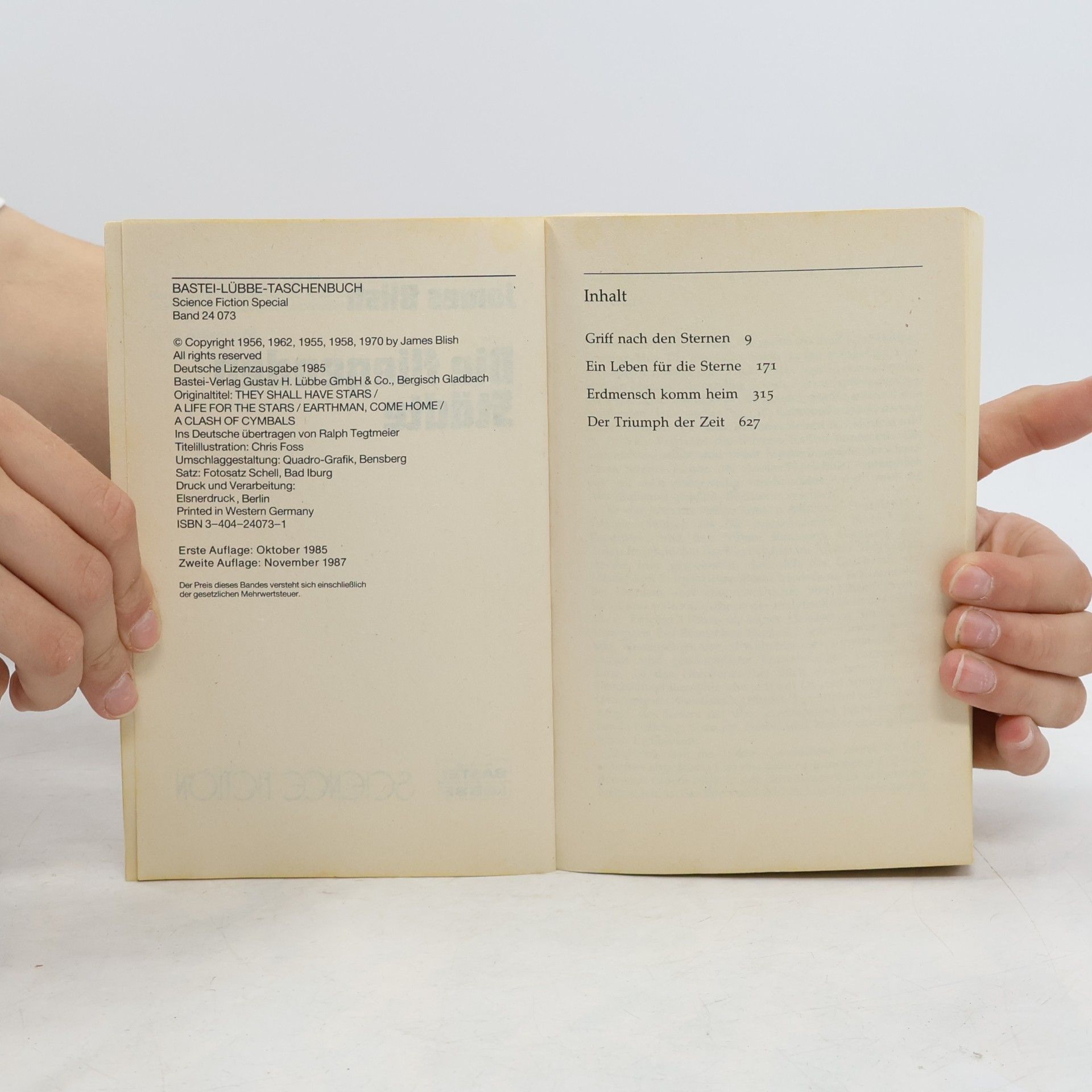 James Blish Die fliegenden Städte. Science Fiction
