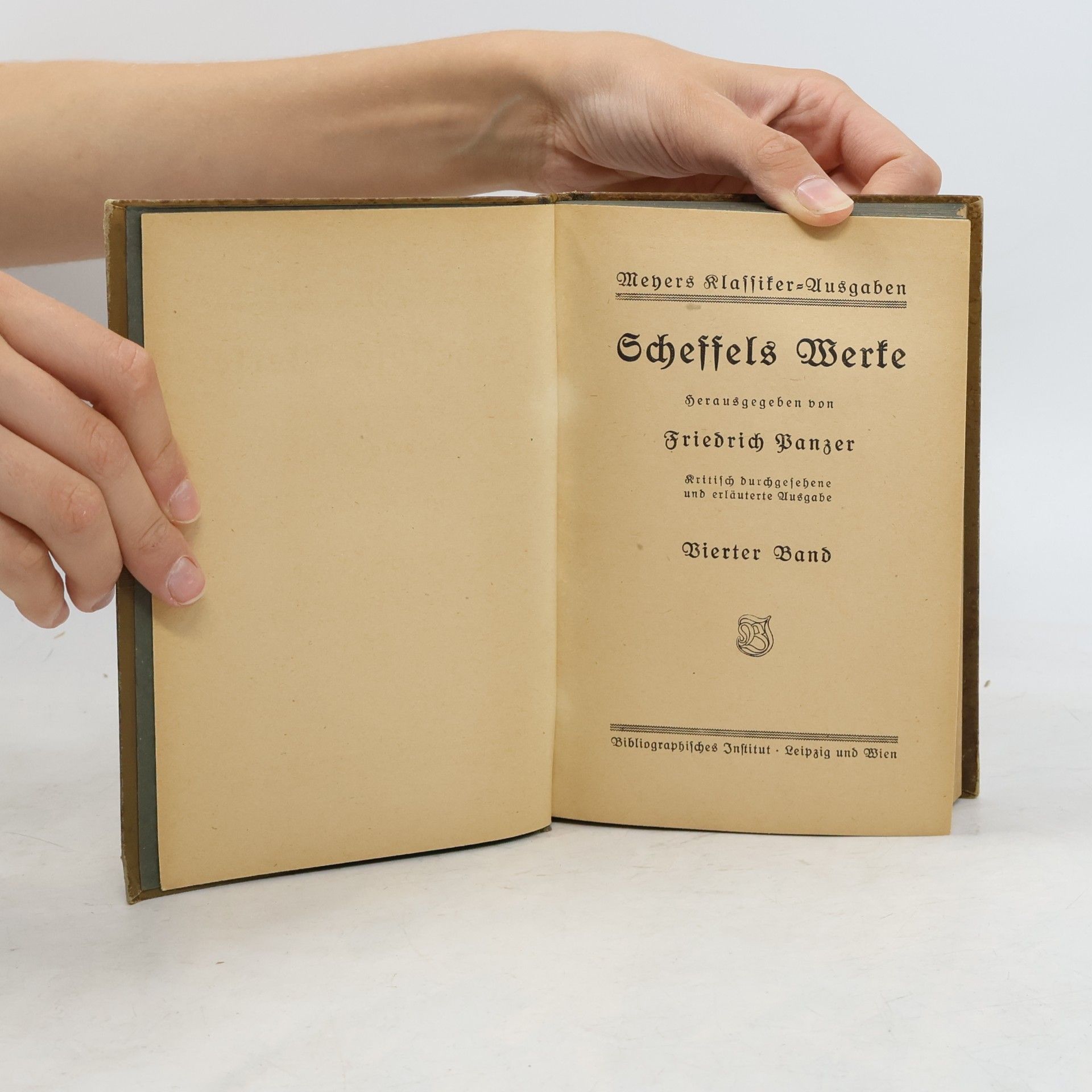 Friedrich Panzer Scheffels Werke 4
