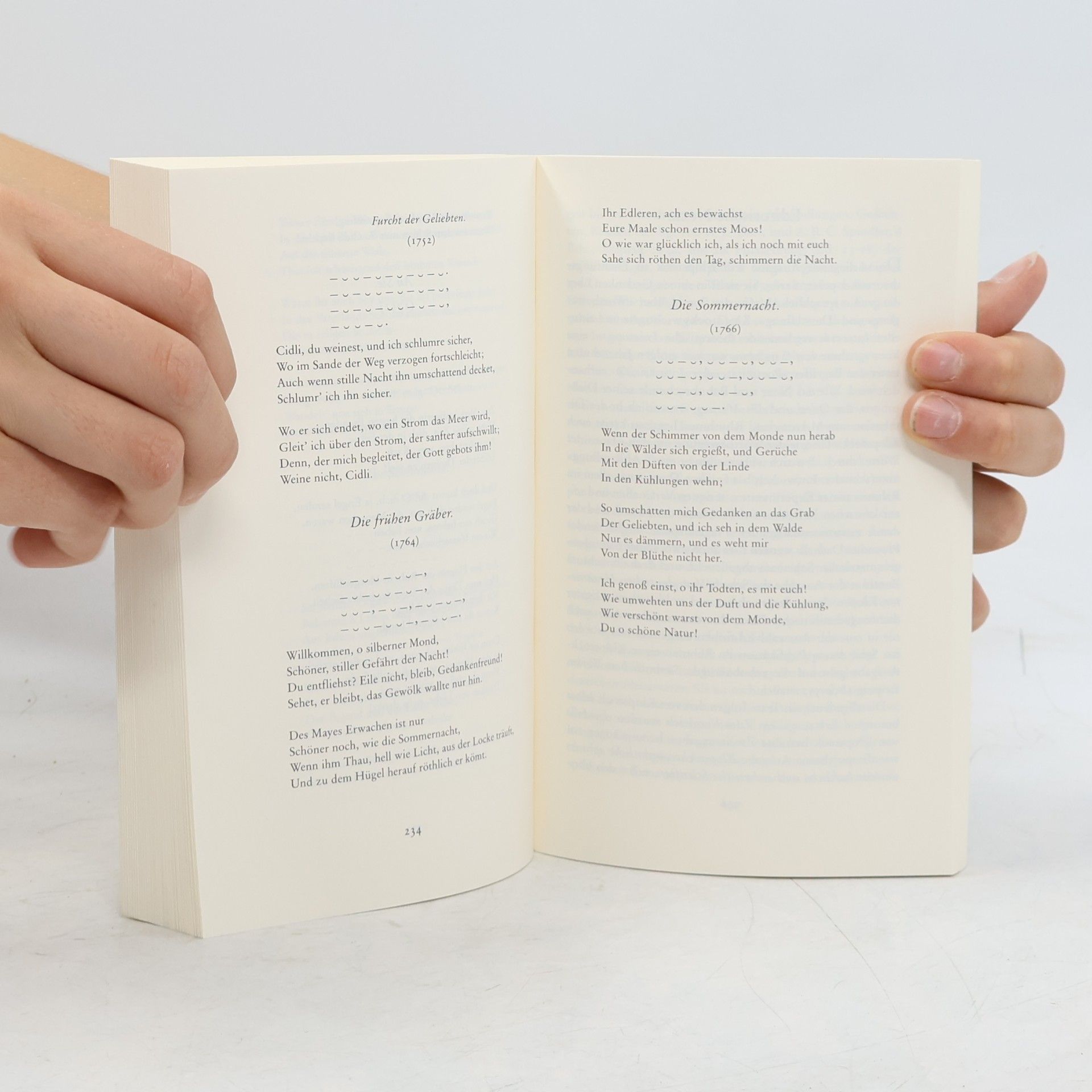 Friedrich Gottlieb Klopstock Gedanken über die Natur der Poesie