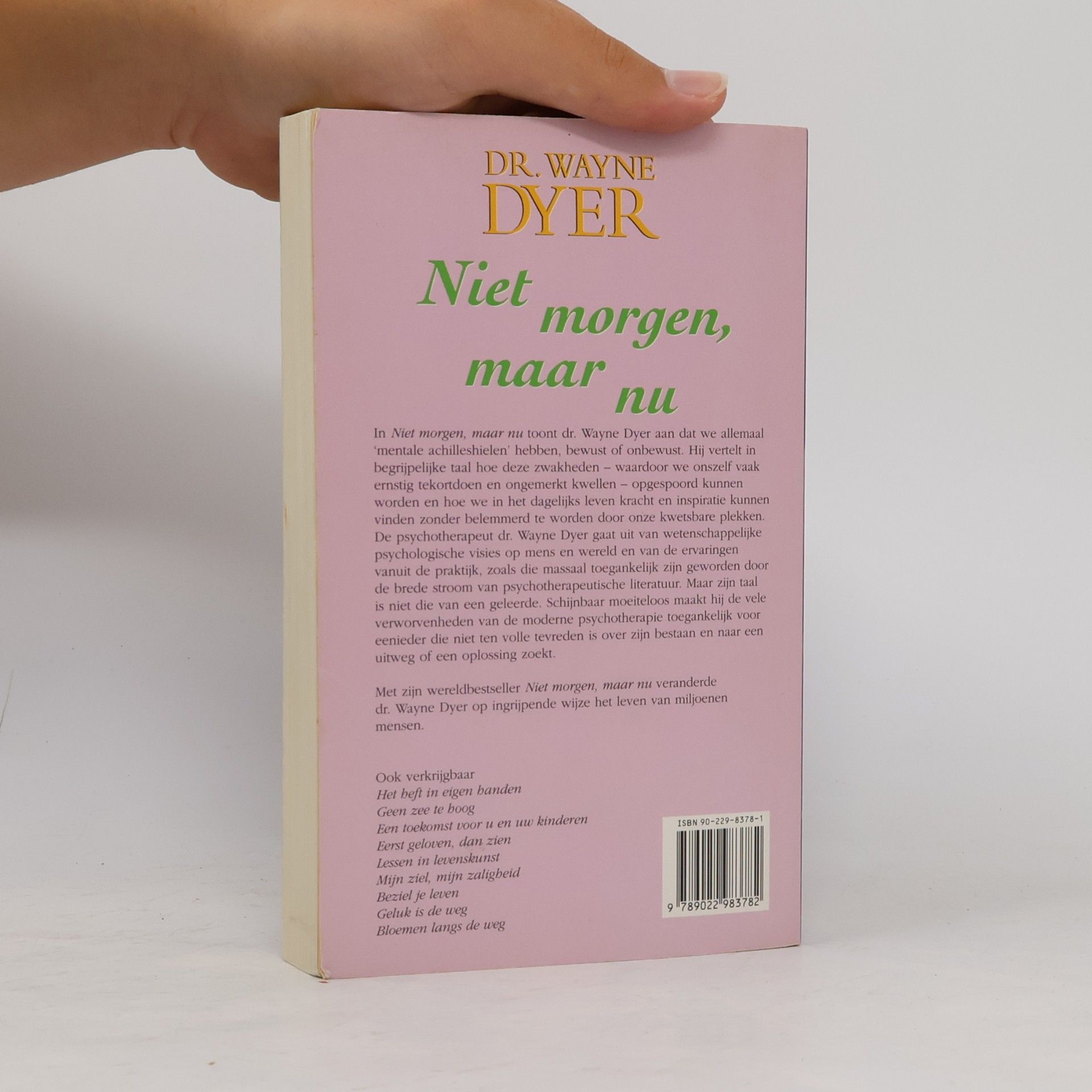 Wayne Walter Dyer Niet morgen, maar nu