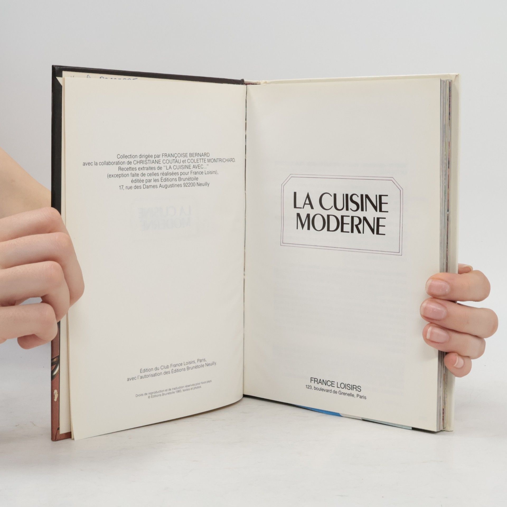 Françoise Bernard La Cuisine Moderne