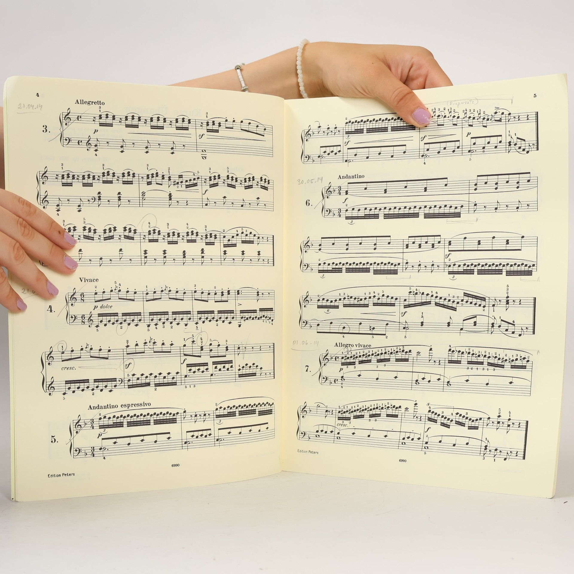 Adolf Ruthardt Edition Peters - 821: 160 Kurze Übungen / 160 Eight-Bar Exercises