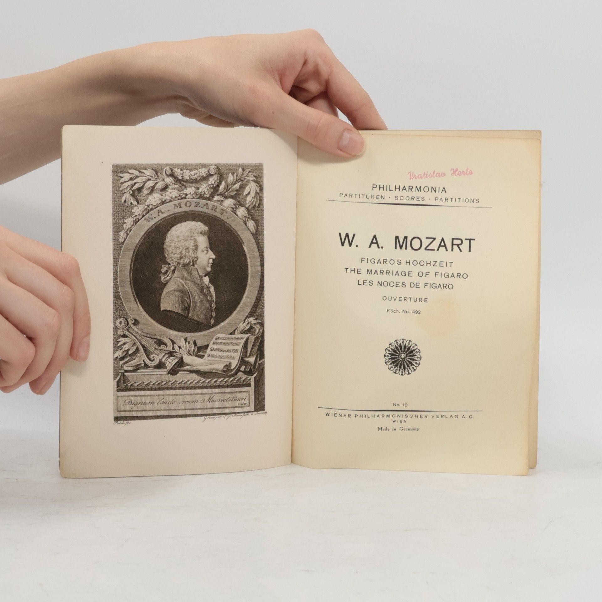 Wolfgang Amadeus Mozart Figaros Hochzeit