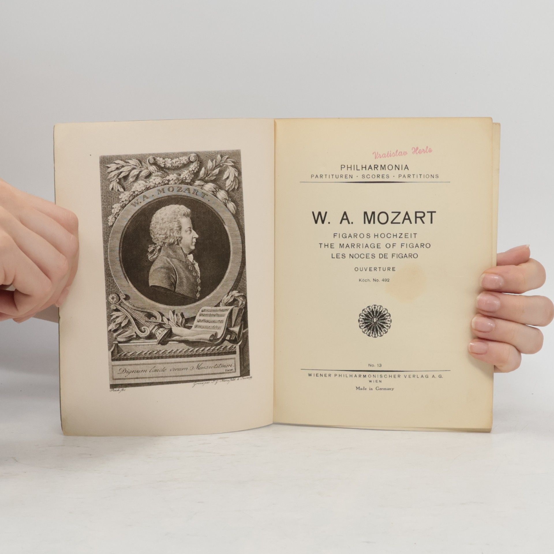 Wolfgang Amadeus Mozart Figaros Hochzeit