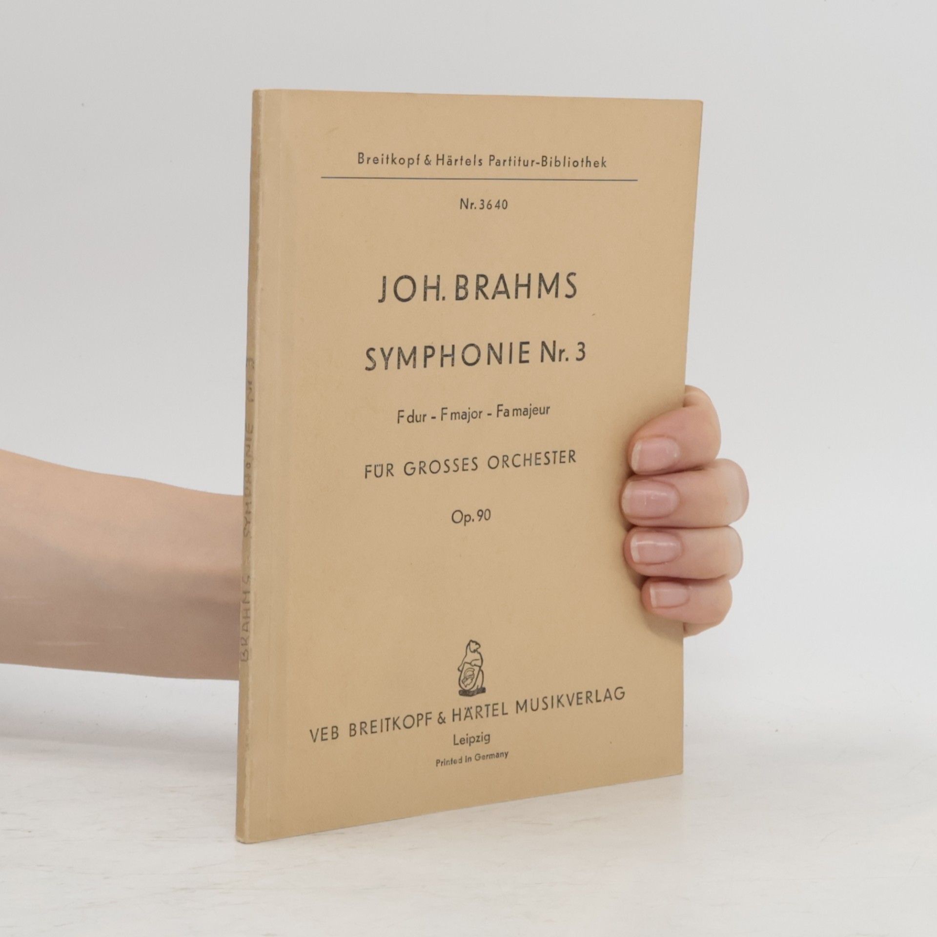 Johannes Brahms Symphonie Nr. 3