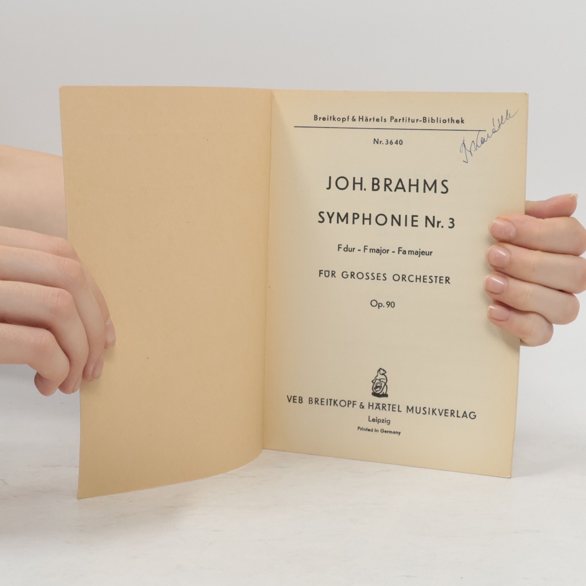 Johannes Brahms Symphonie Nr. 3