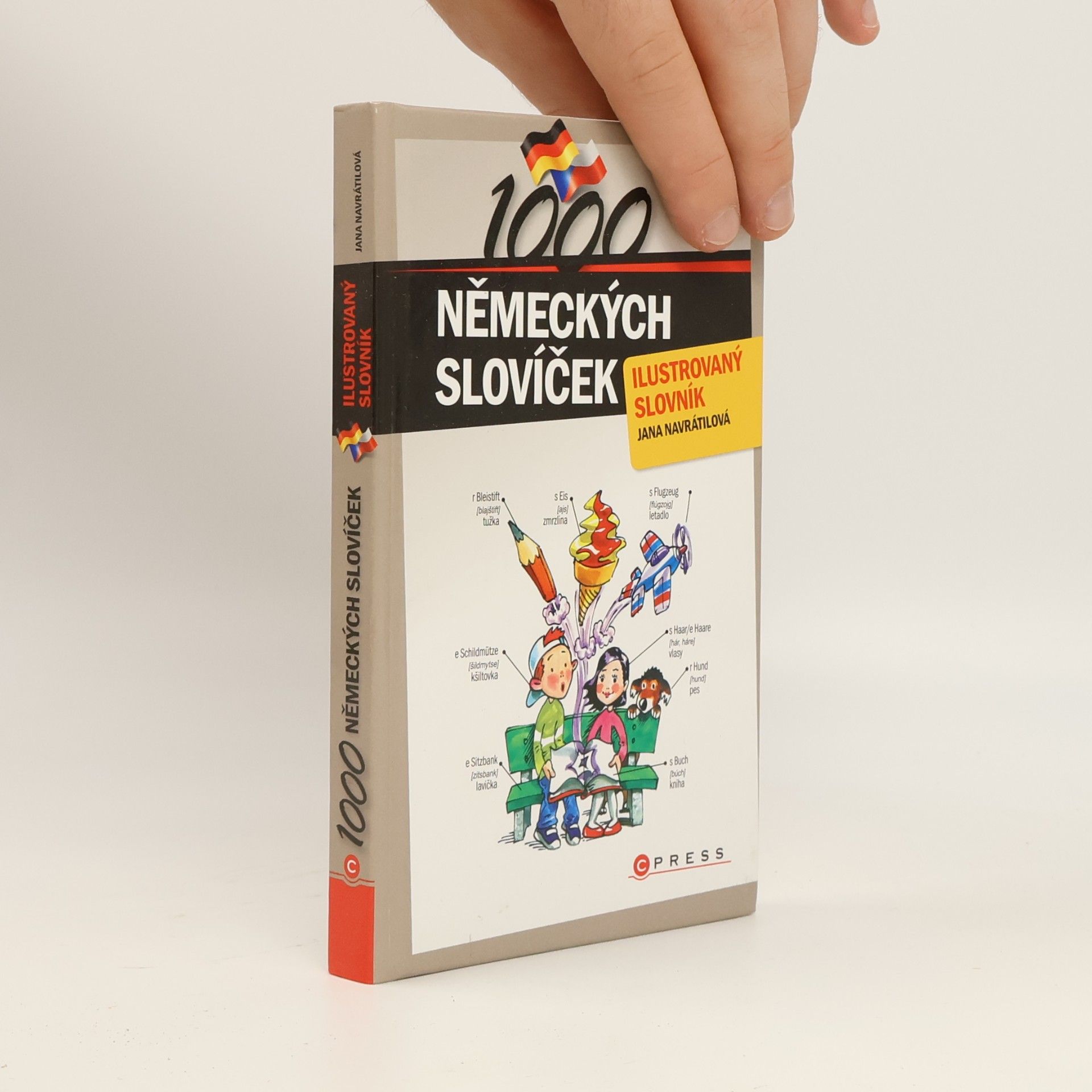 Jana Navrátilová 1000 německých slovíček : ilustrovaný slovník
