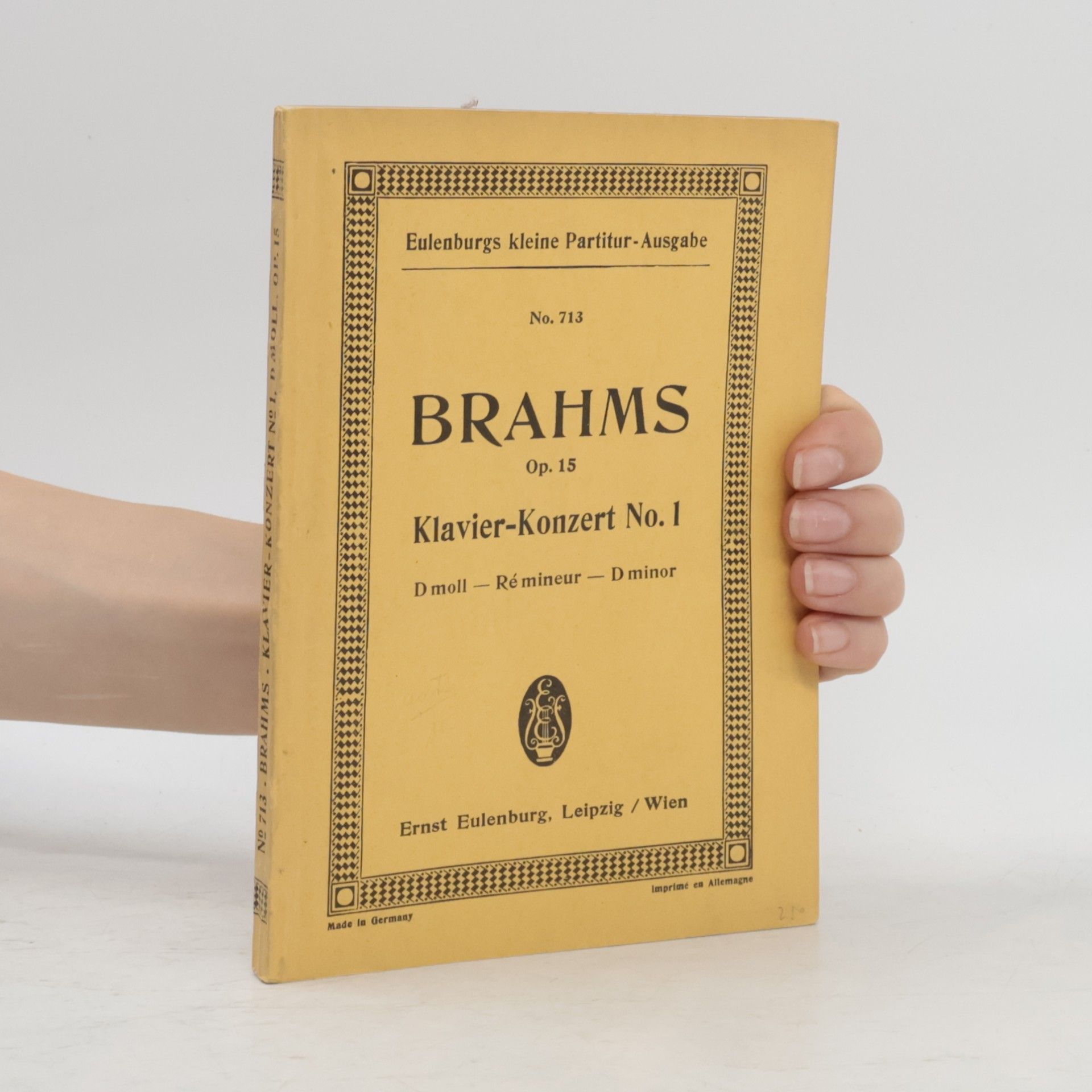 Autorenkollektiv Brahms. Op. 15. Klavier-Konzert No. 1