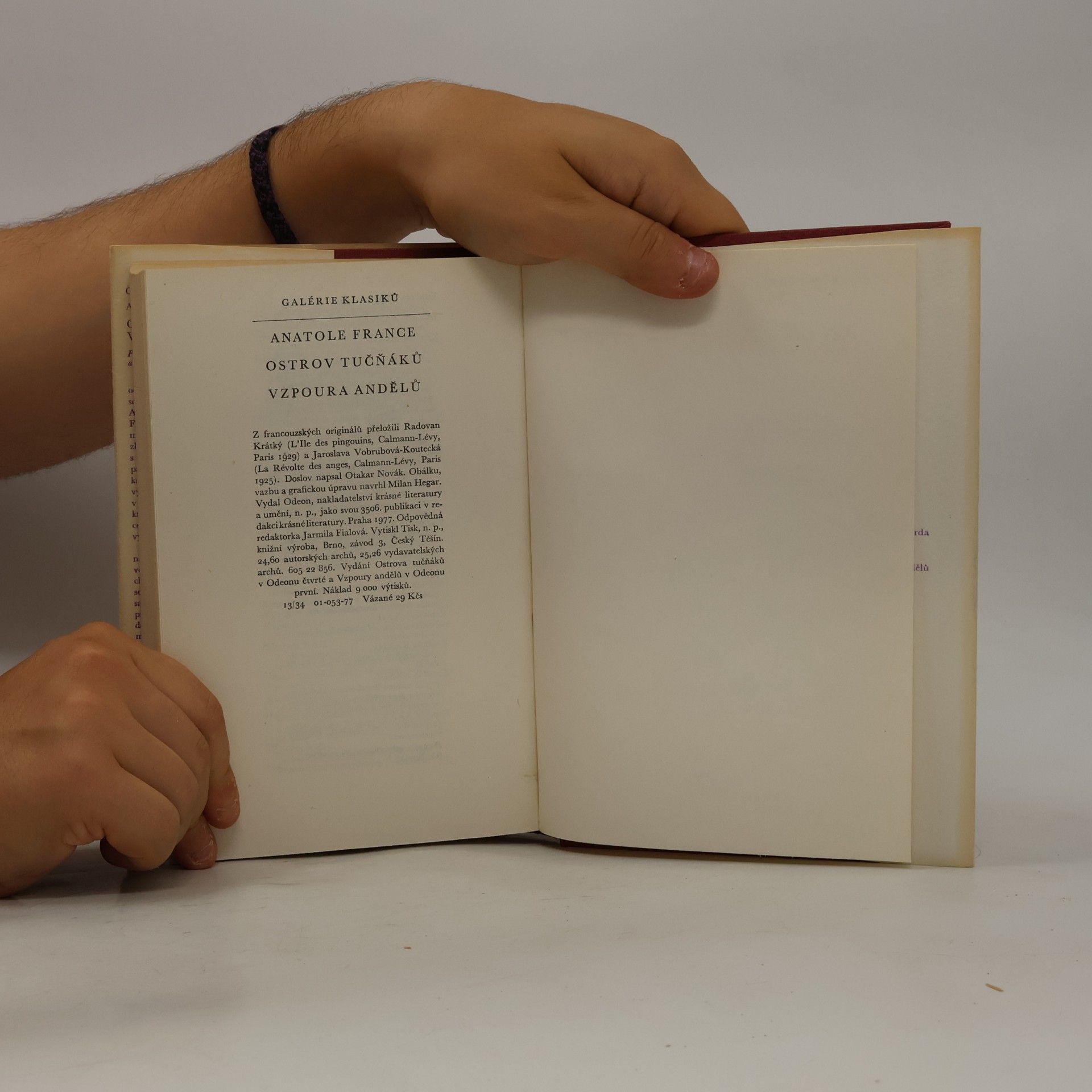 Anatole France Ostrov tučňáků. Vzpoura andělů