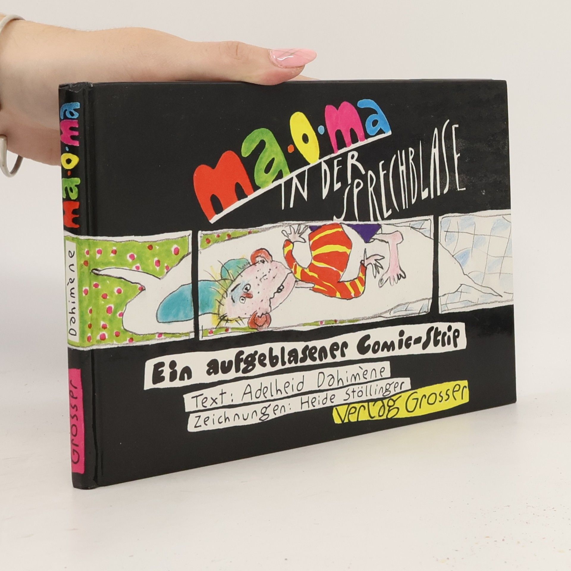 Adelheid Dahimène Ma-o-ma in der Sprechblase