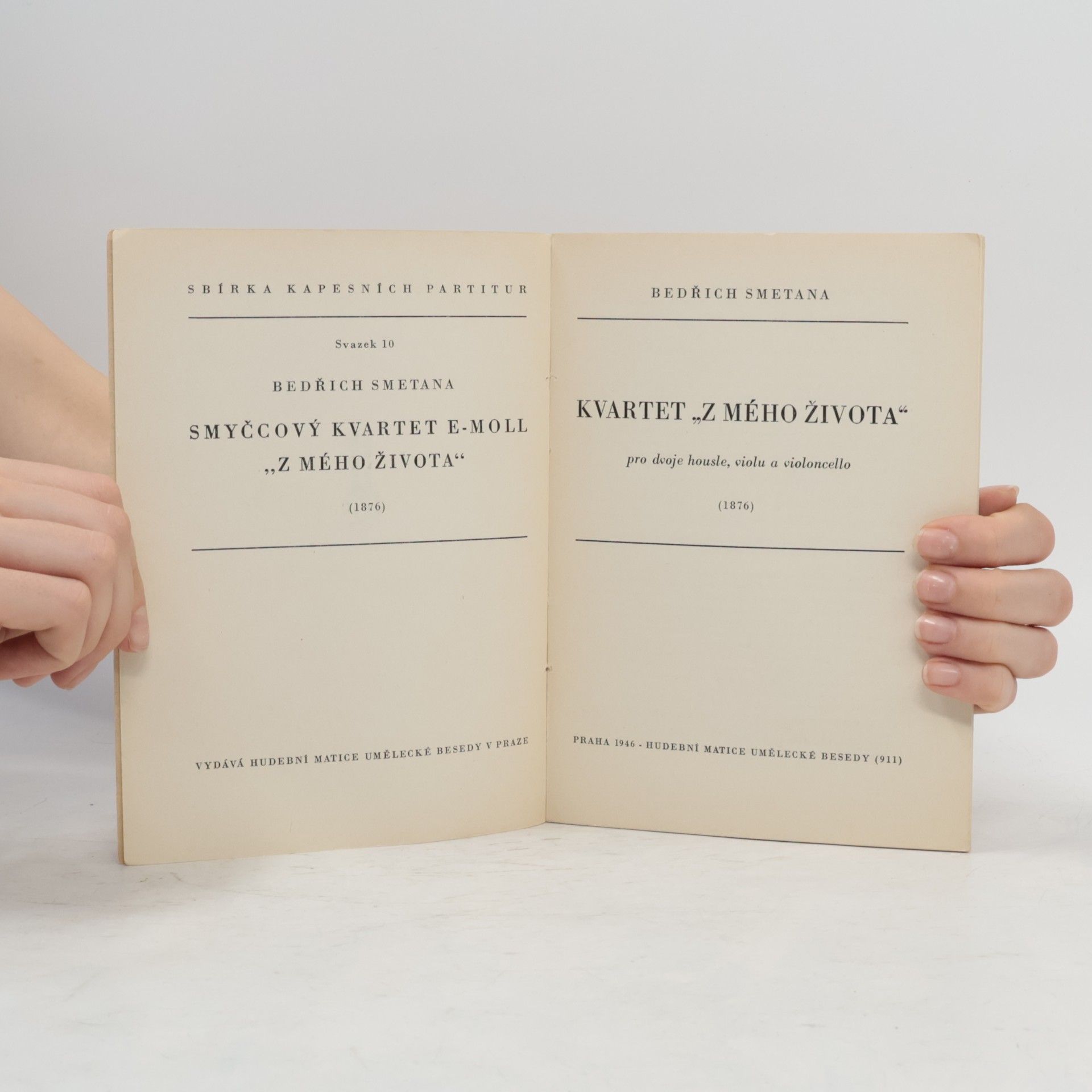 Bedřich Smetana Smyčcový kvartet. Z mého života