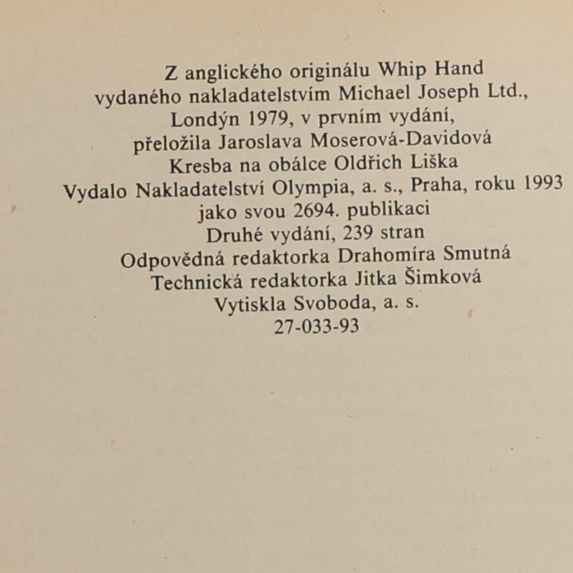Dick Francis Bič