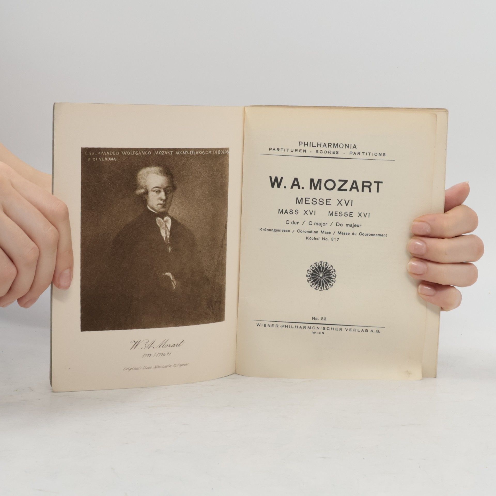 Wolfgang Amadeus Mozart Krönungsmesse 53