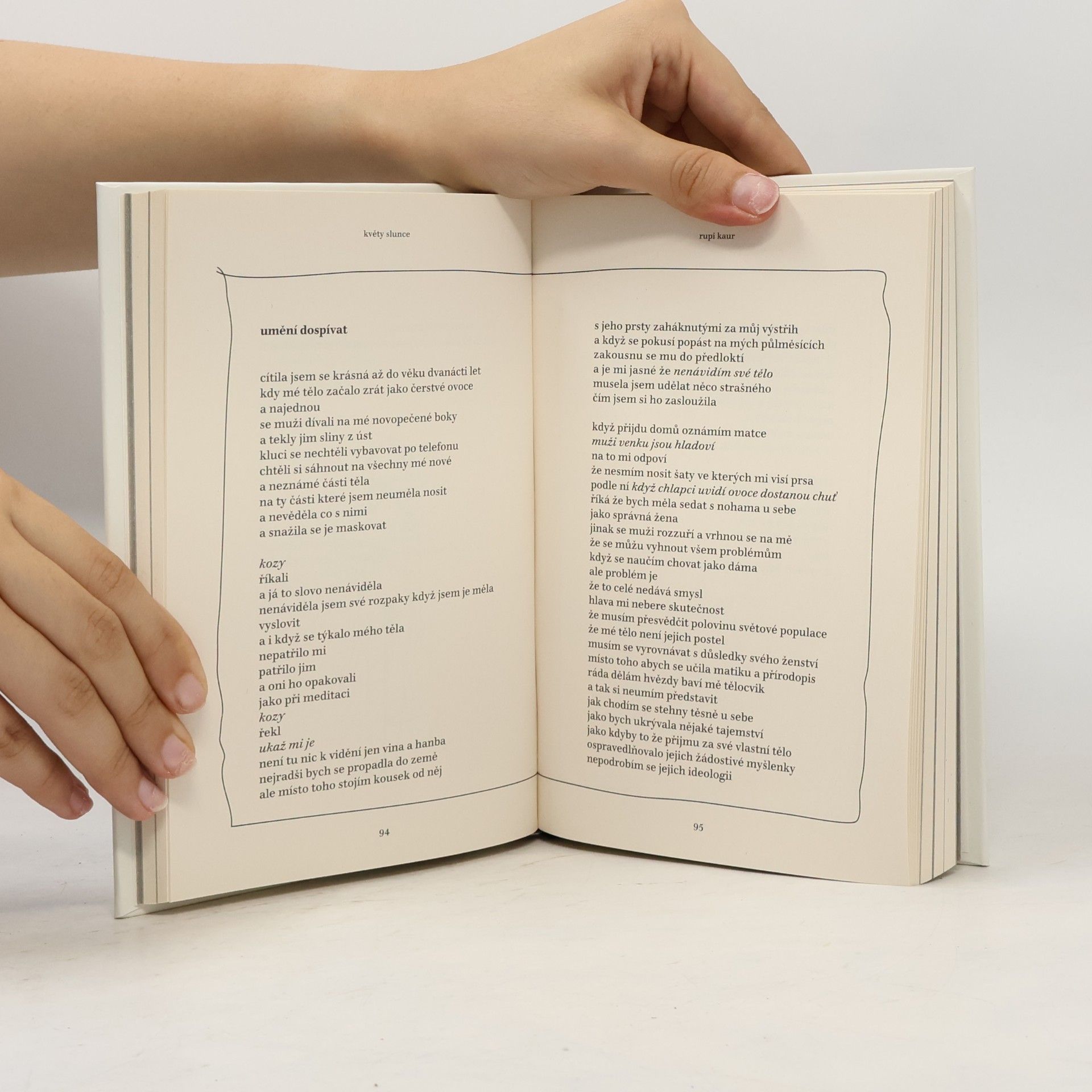 Rupi Kaur Květy slunce