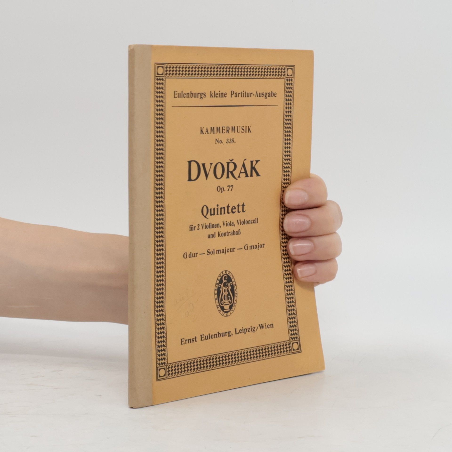 Quintett, G dur, für 2 Violinen, Viola, Violoncell und Contrabass. Op. 77.
