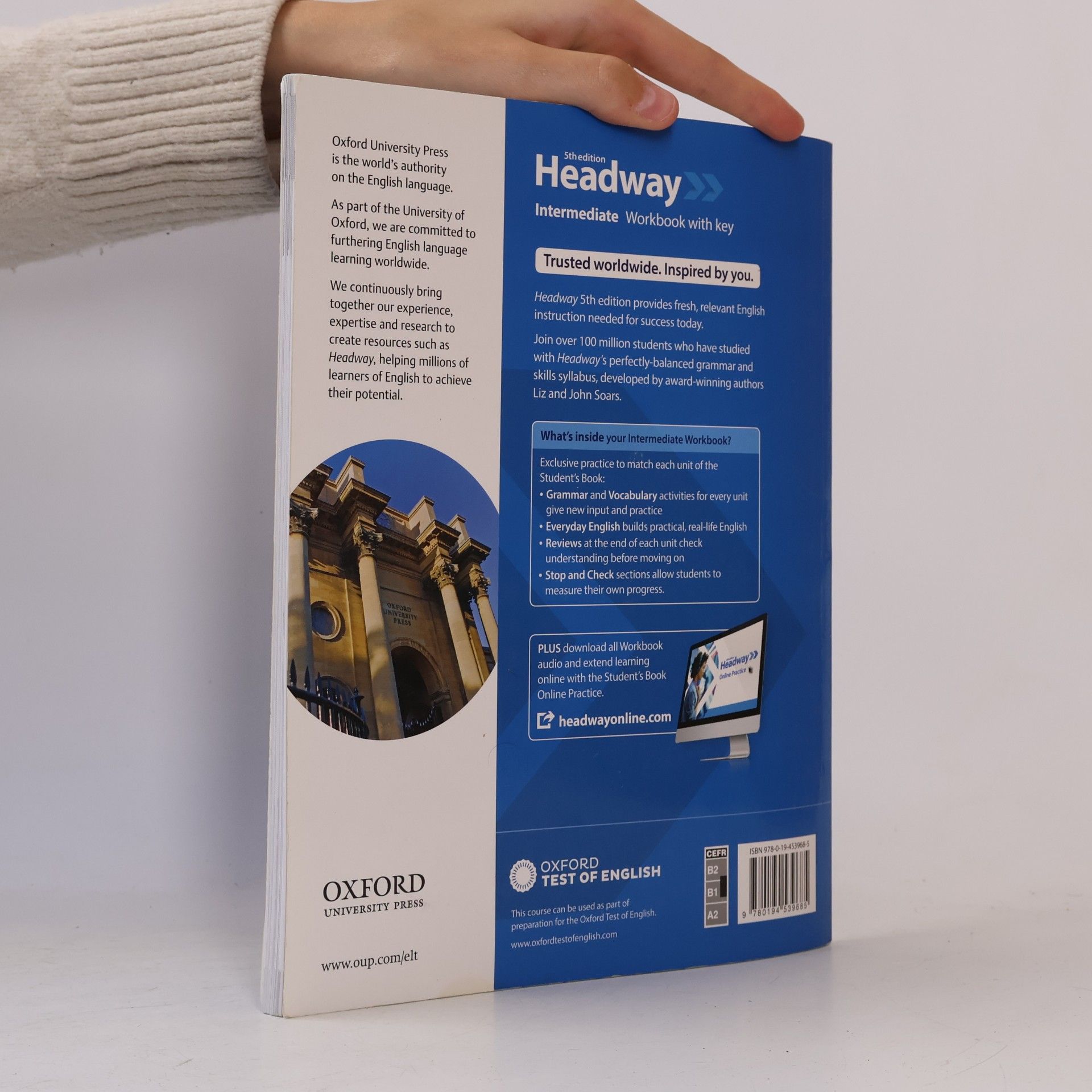 Liz Soars Headway: Intermediate: Workbook with Key (5th Edition)