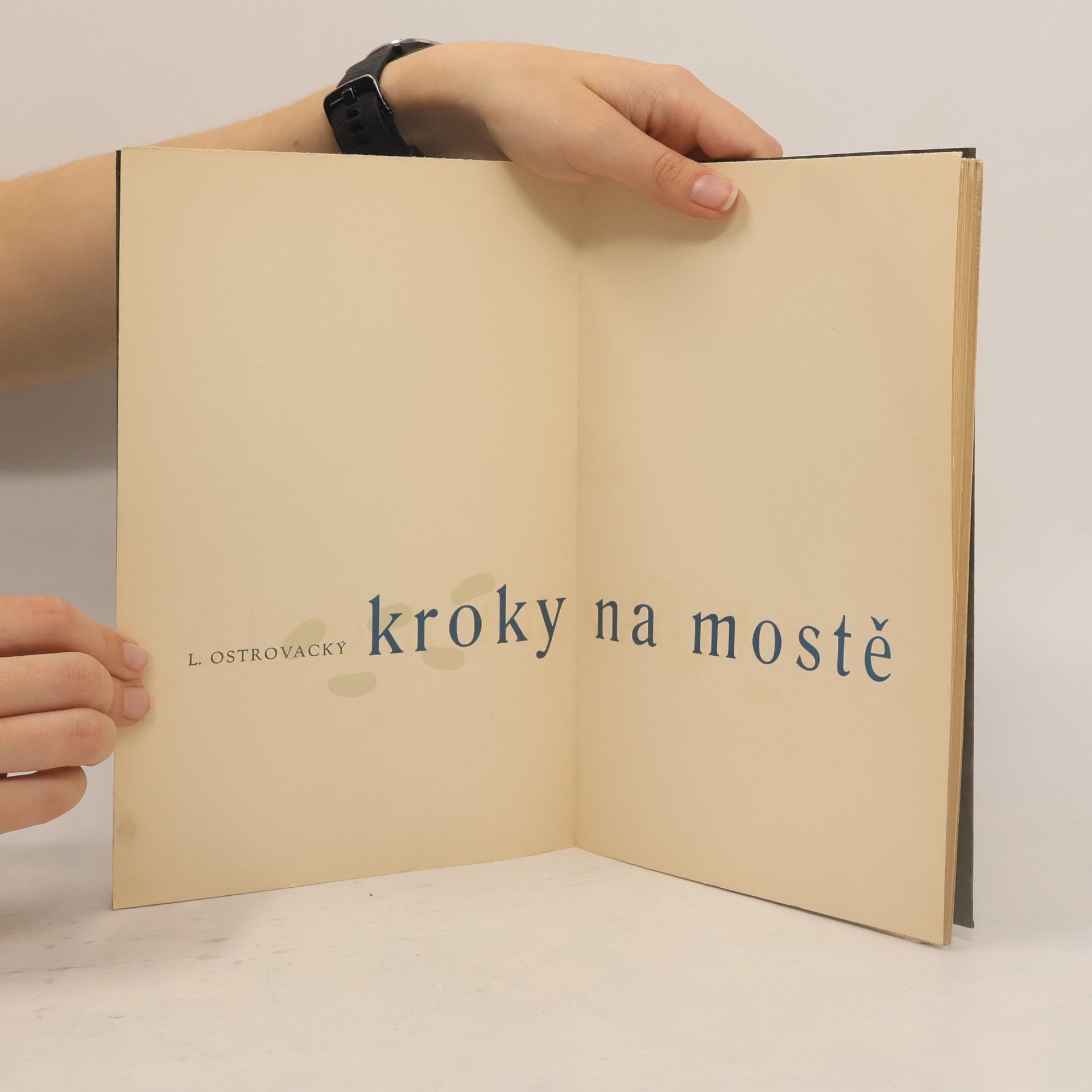 L. Ostrovacký Kroky na mostě (číslovaný výtisk)