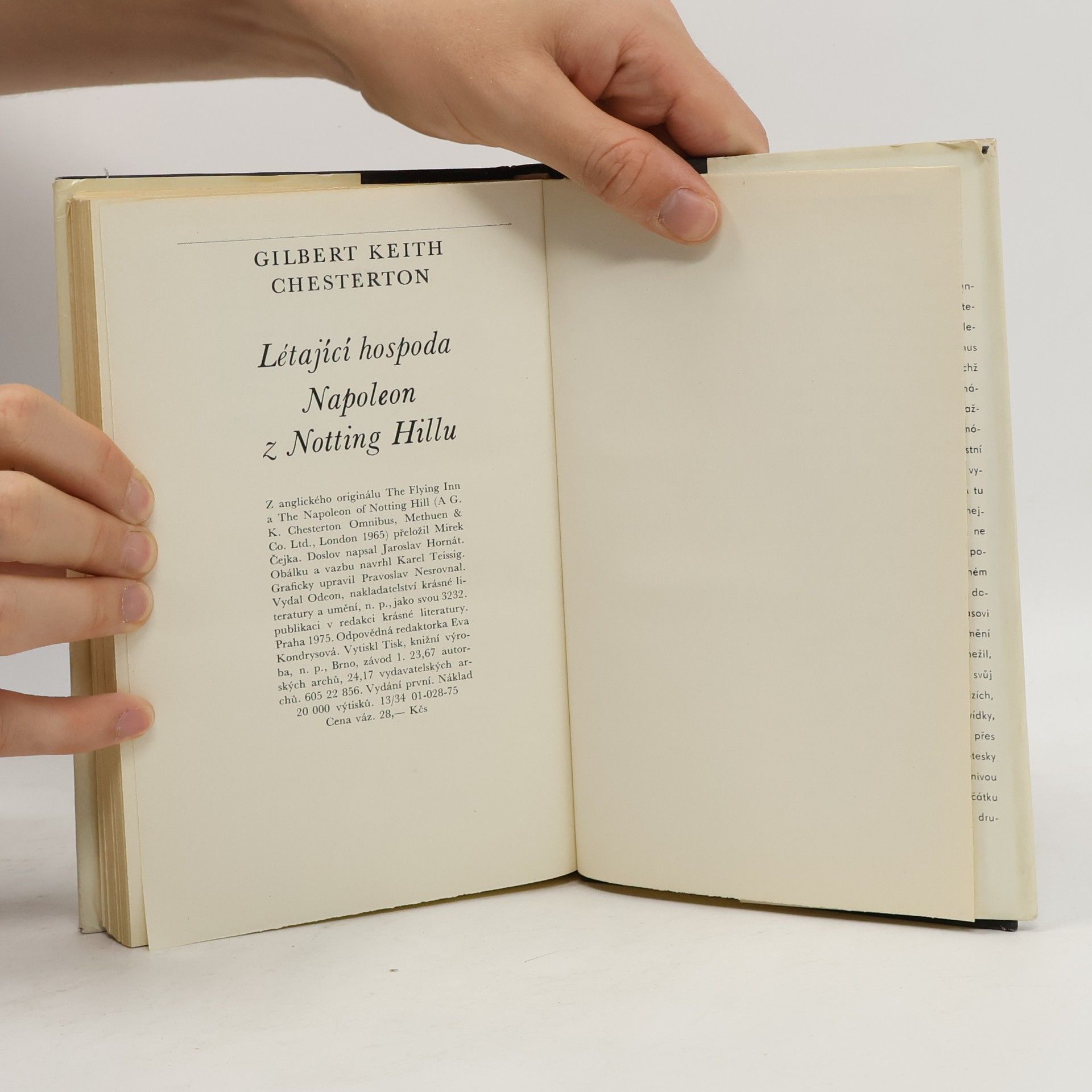 Gilbert Keith Chesterton Létající hospoda, Napoleon z Notting Hillu