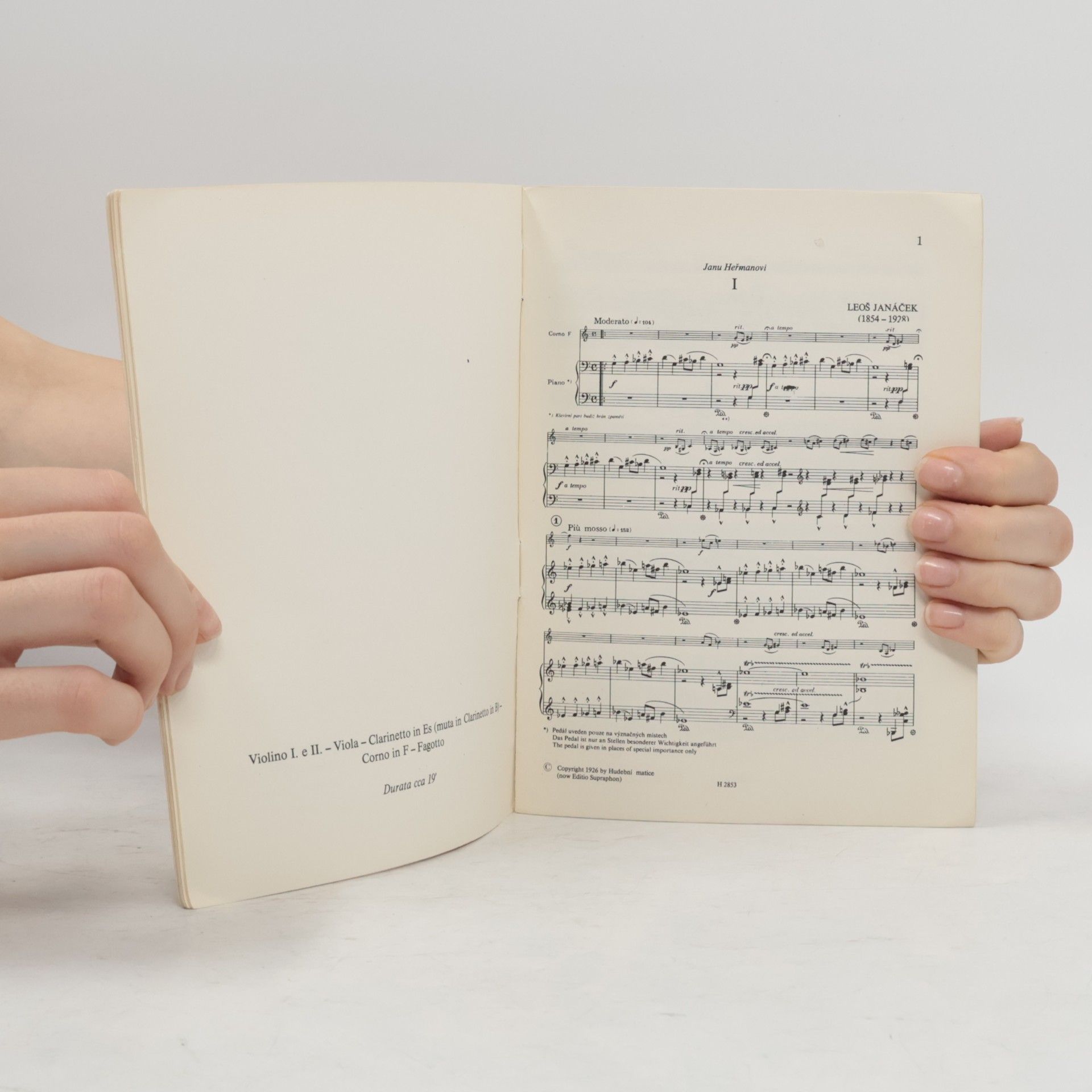 Leoš Janáček Concertino