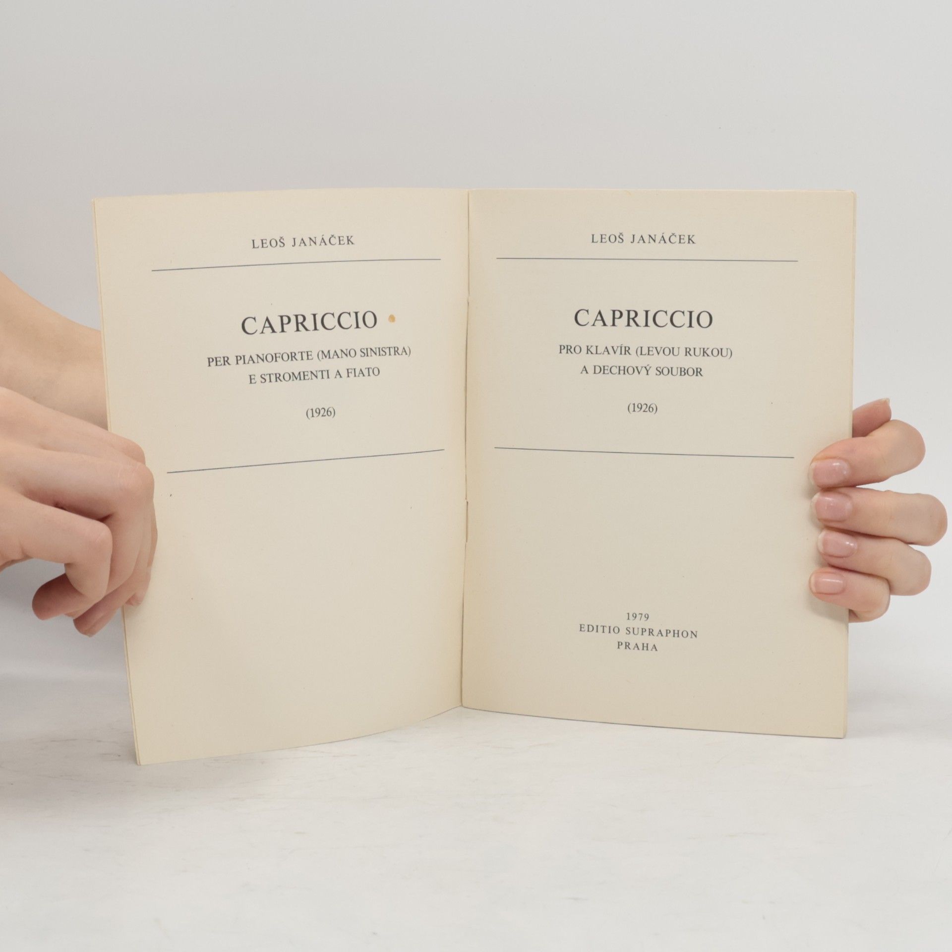 Leoš Janáček Capriccio