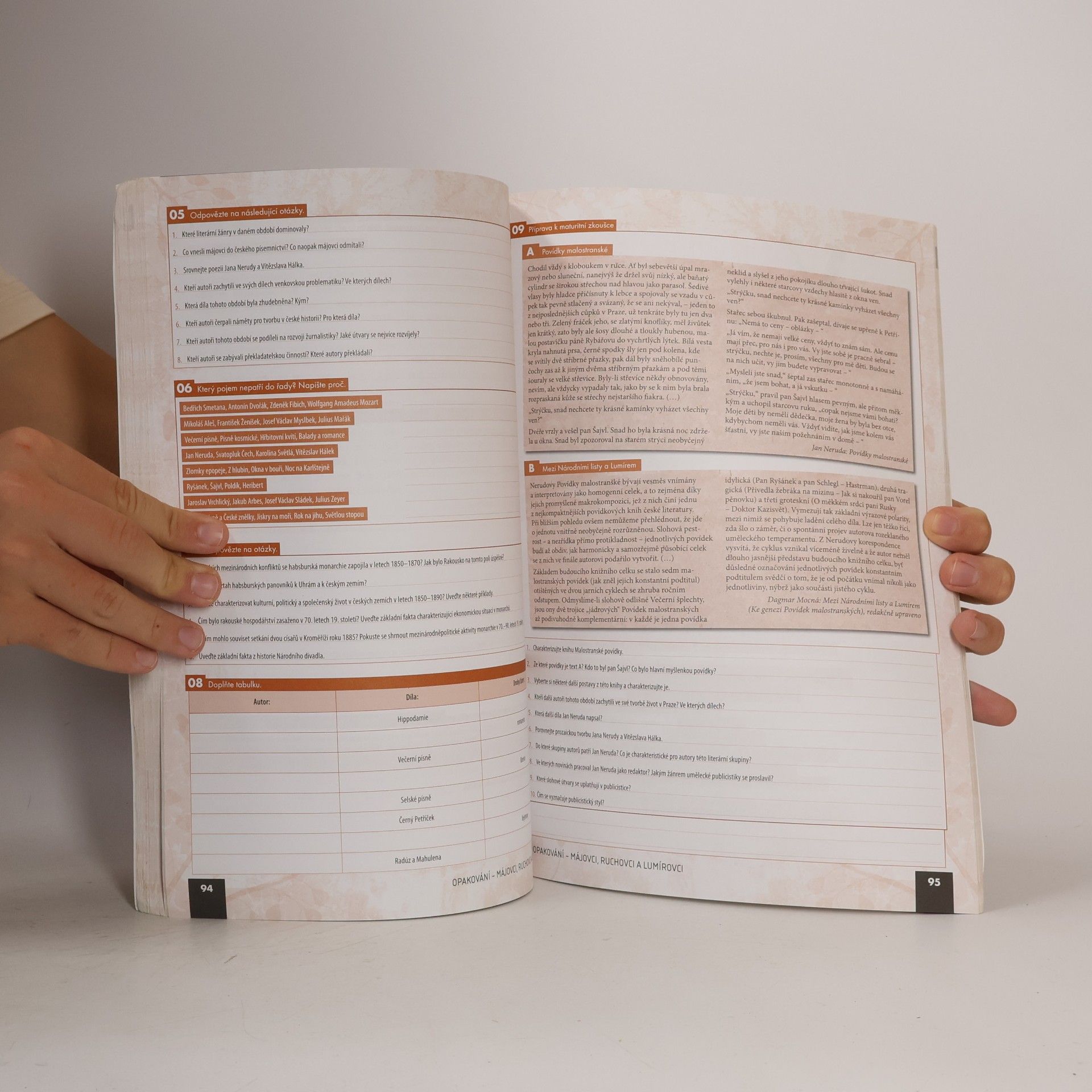 Various authors Literatura pro 2. ročník středních škol. Pracovní sešit